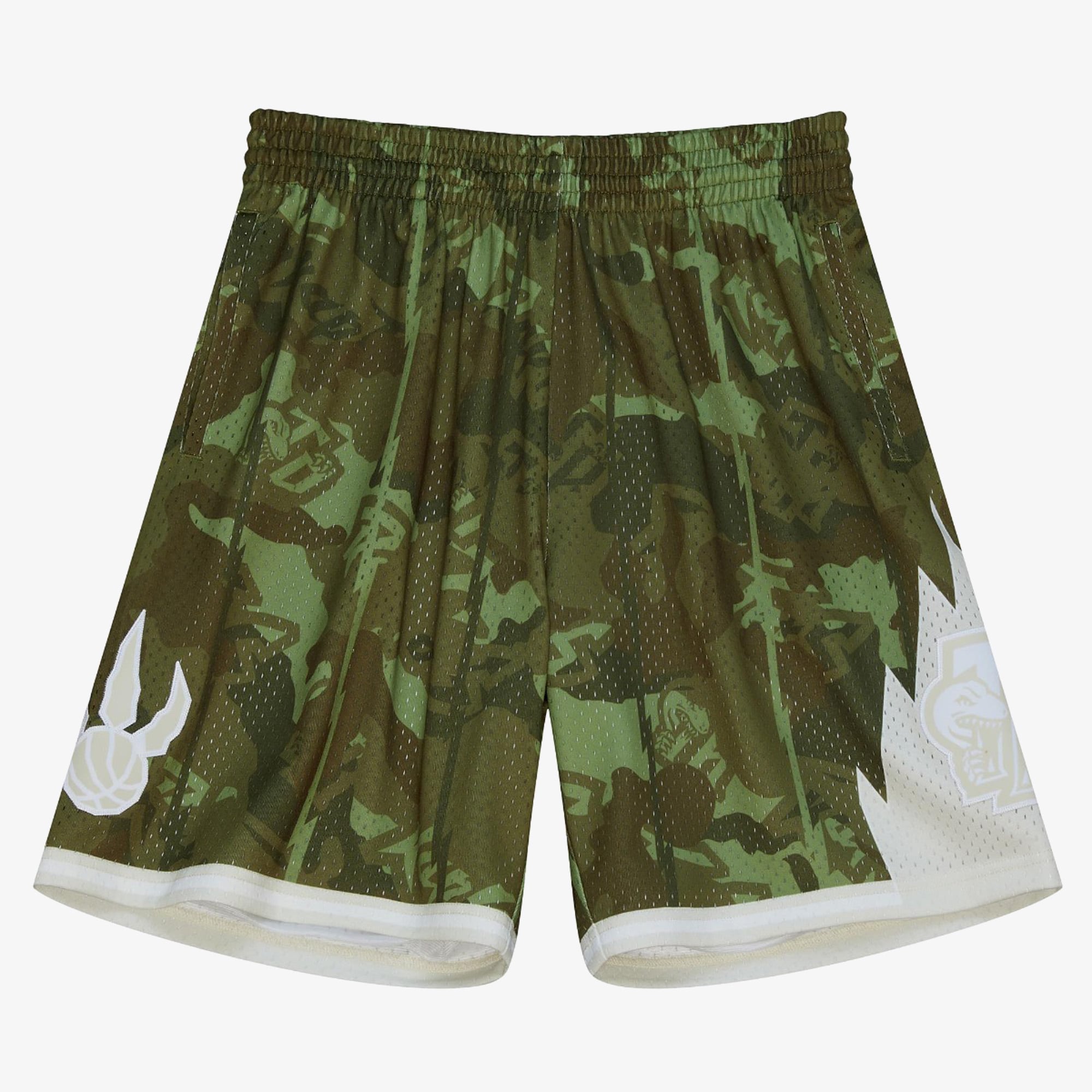 Toronto Raptors Mitchell & Ness 1998 Ghost Camo Swingman Shorts – Grün – Herren