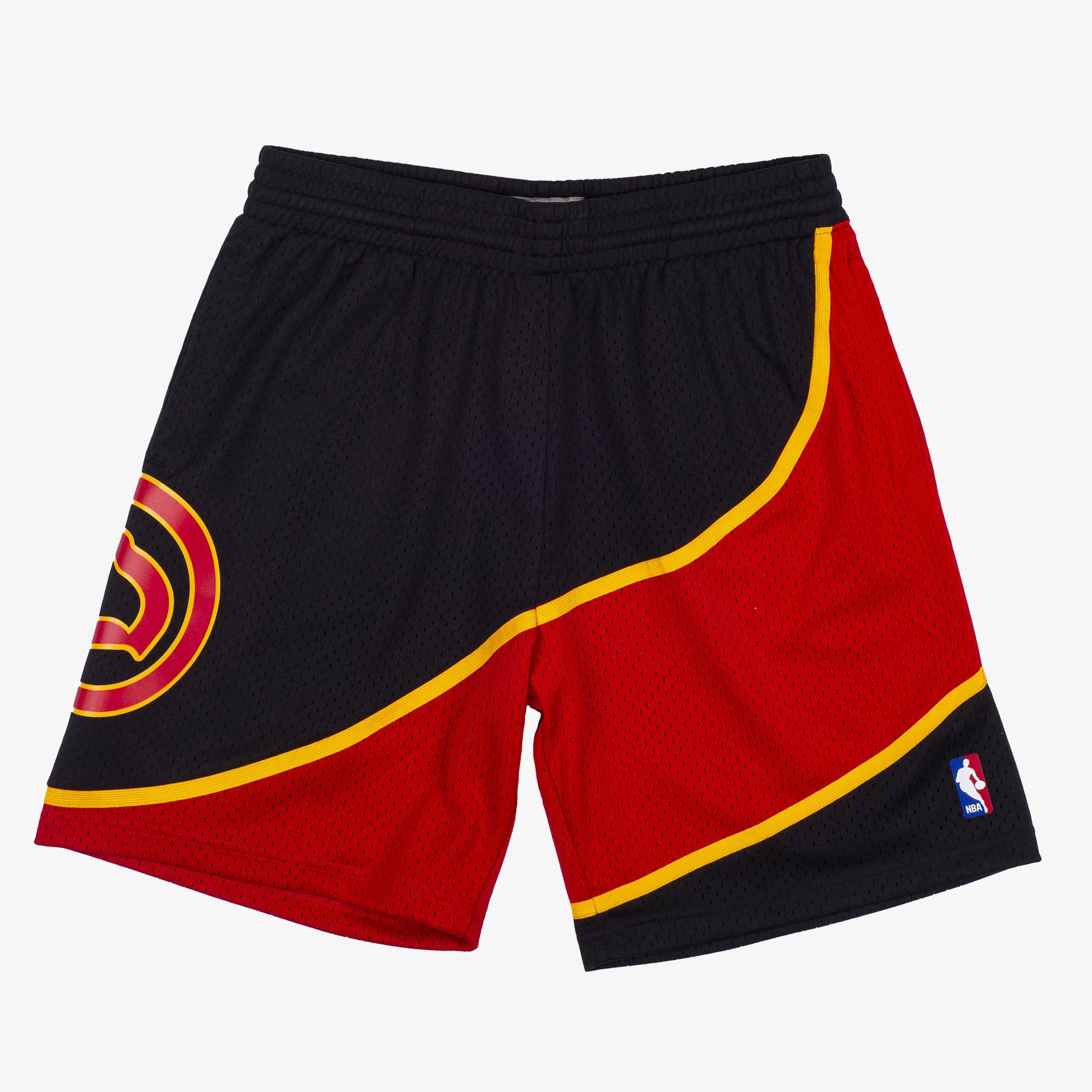 Atlanta Hawks Mitchell & Ness 1986 Reload Swingman Shorts – Schwarz – Herren