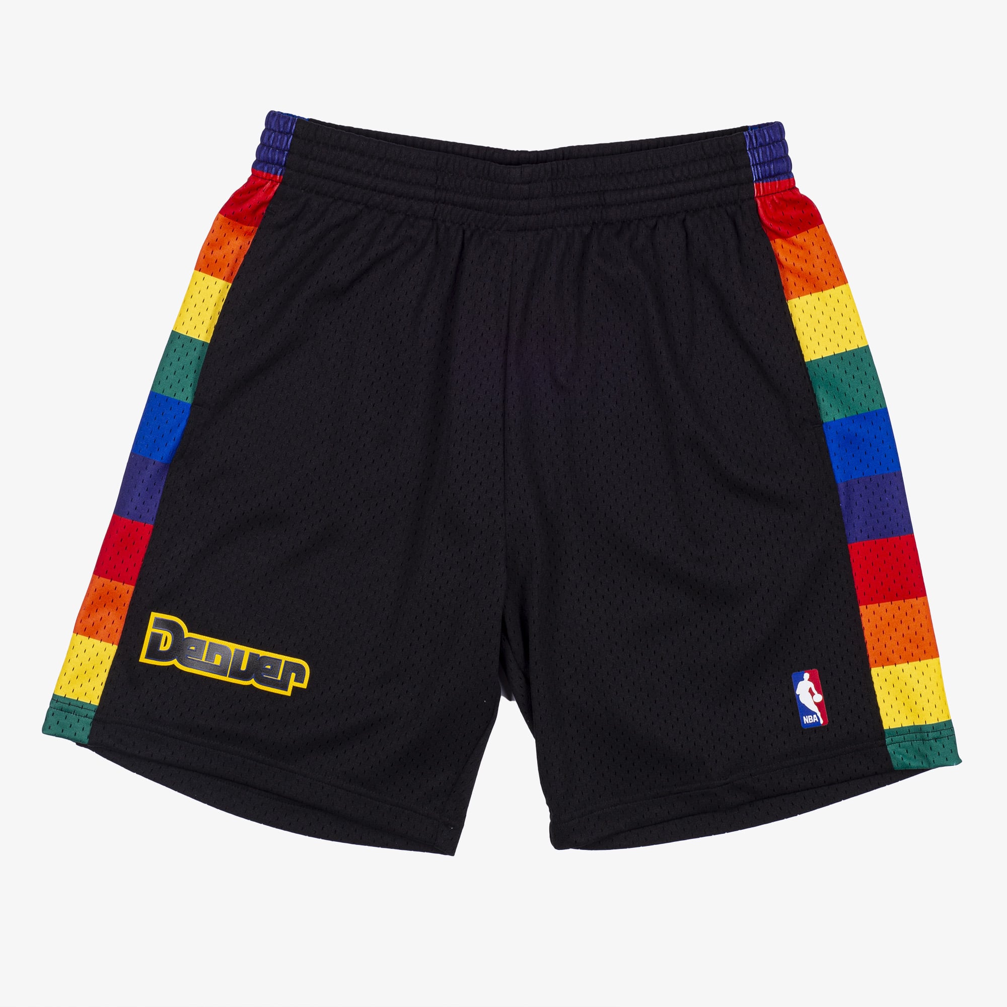 Denver Nuggets Mitchell & Ness 1991 Reload Swingman Shorts - Black - Mens