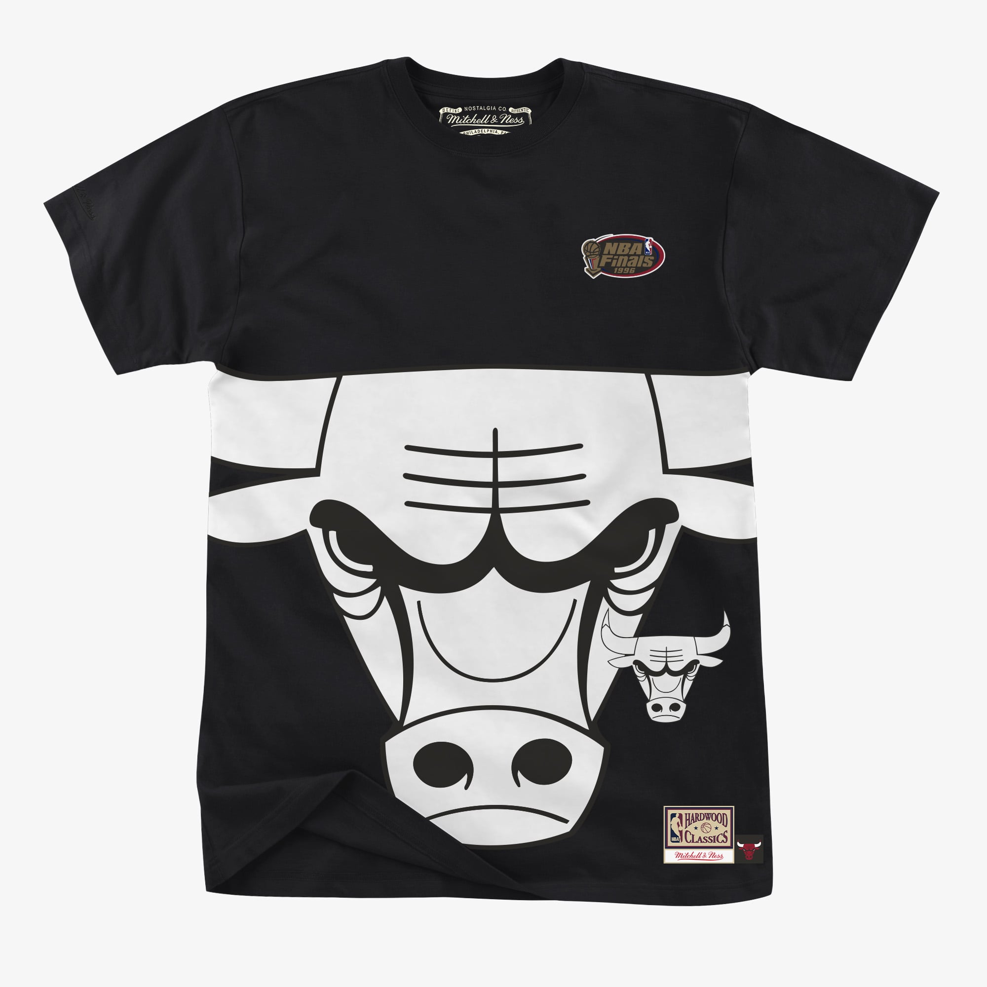T-shirt Chicago Bulls Mitchell & Ness Big Face 3.0 - Noir - Homme
