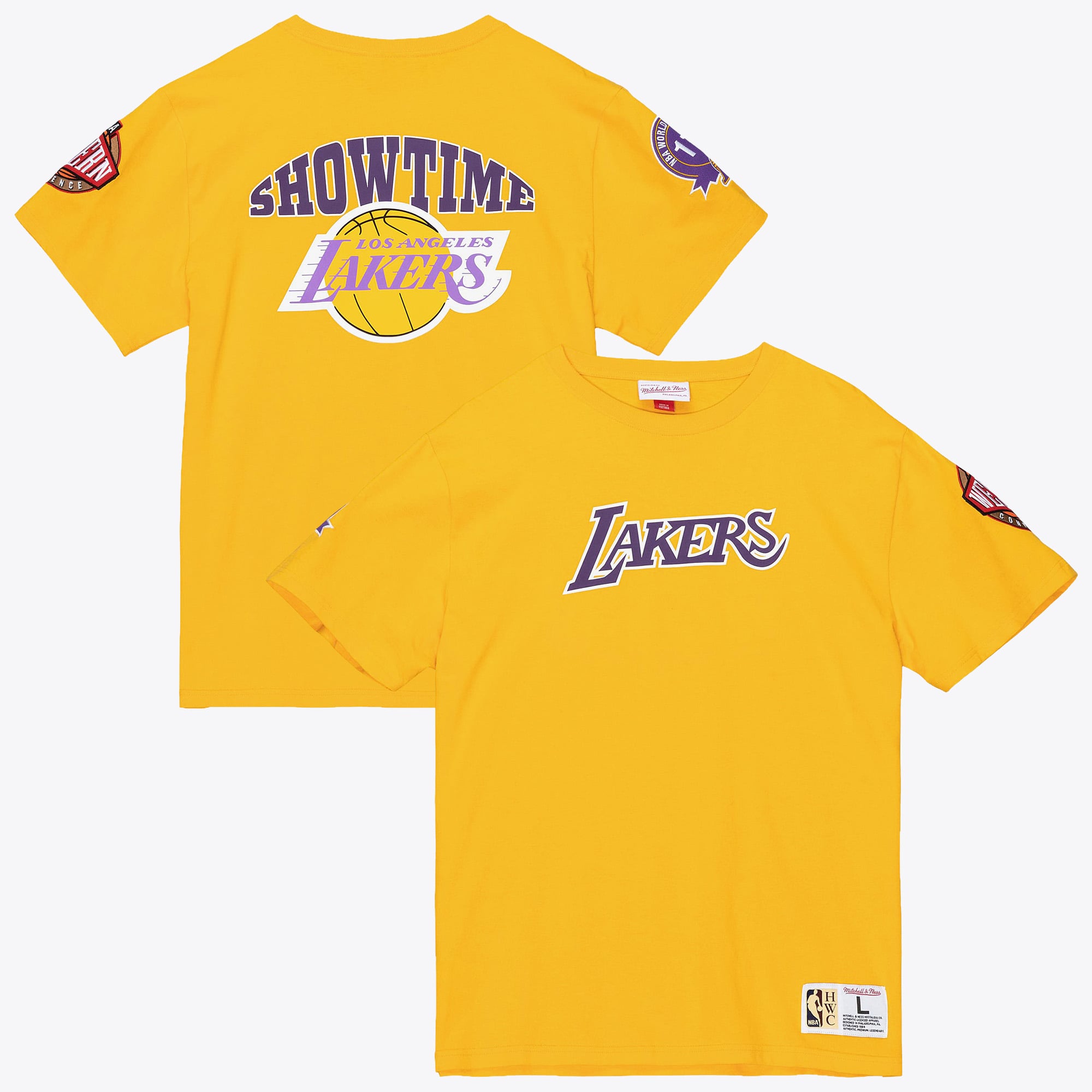 Los Angeles Lakers Mitchell & Ness Team Origins Top – Gold – Herren