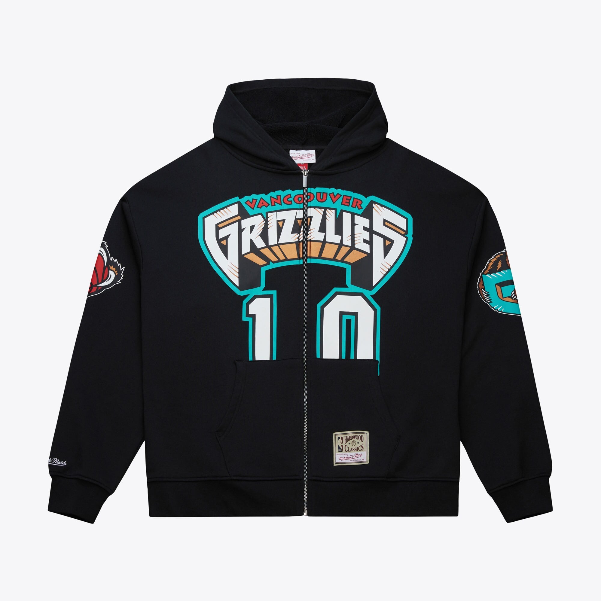 Sudadera con capucha Mike Bibby Maxxed Out de los Vancouver Grizzlies de Mitchell & Ness - Negra - Para hombre