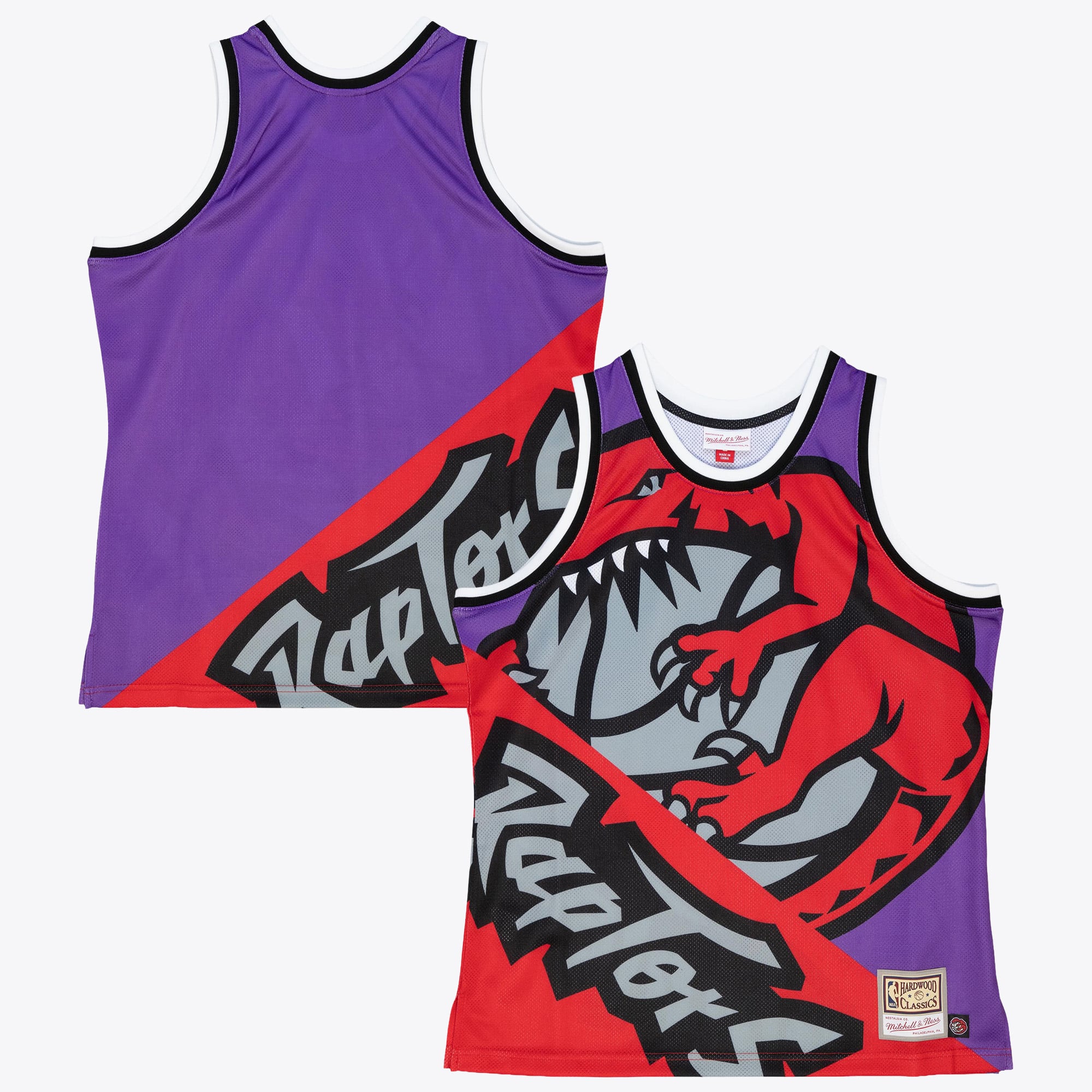 Toronto Raptors Mitchell & Ness Big Face Fashion Tank Top 5.0 – Lila – Herren