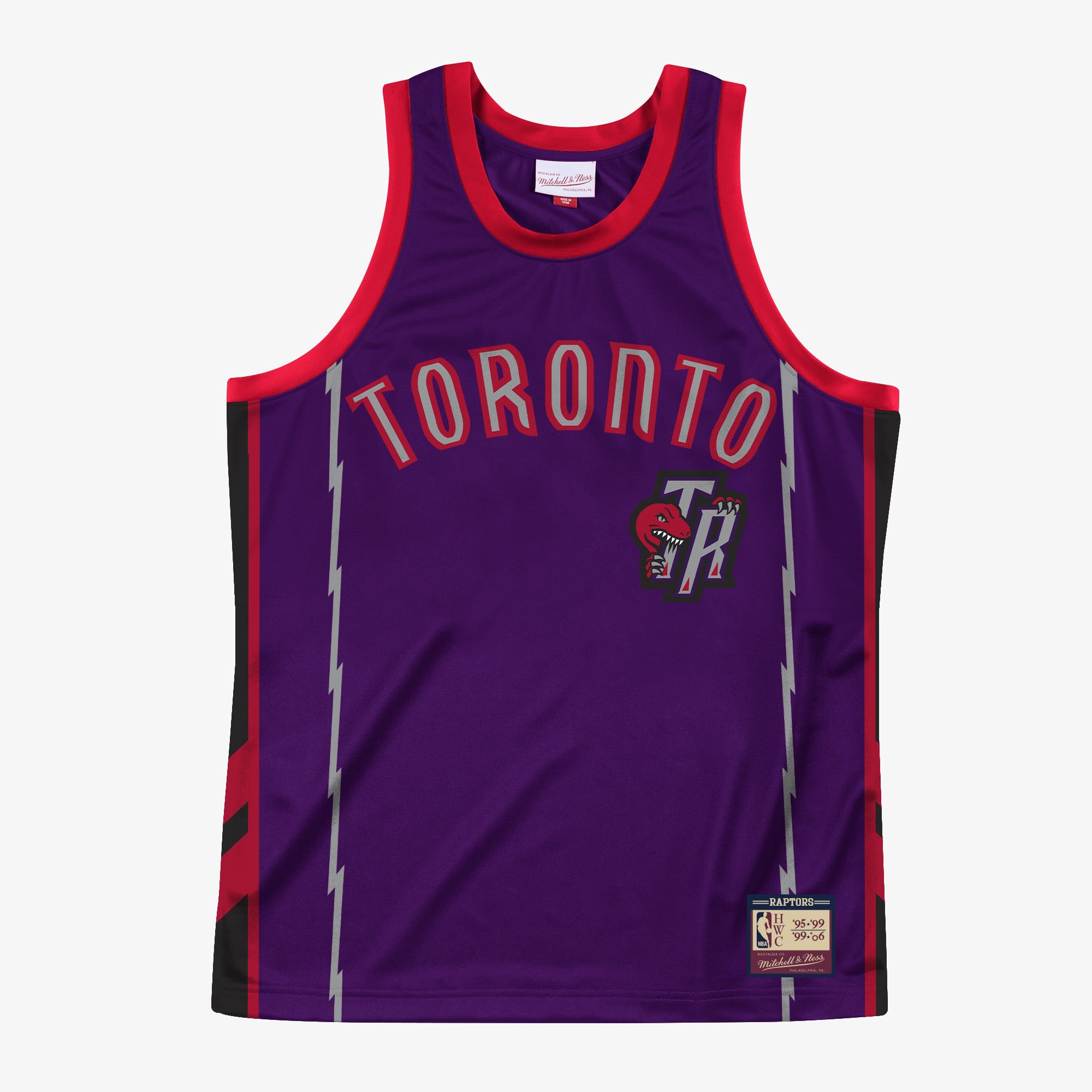 Camiseta de Tirantes Heritage 95 Toronto Raptors Mitchell & Ness – Morado – Hombre