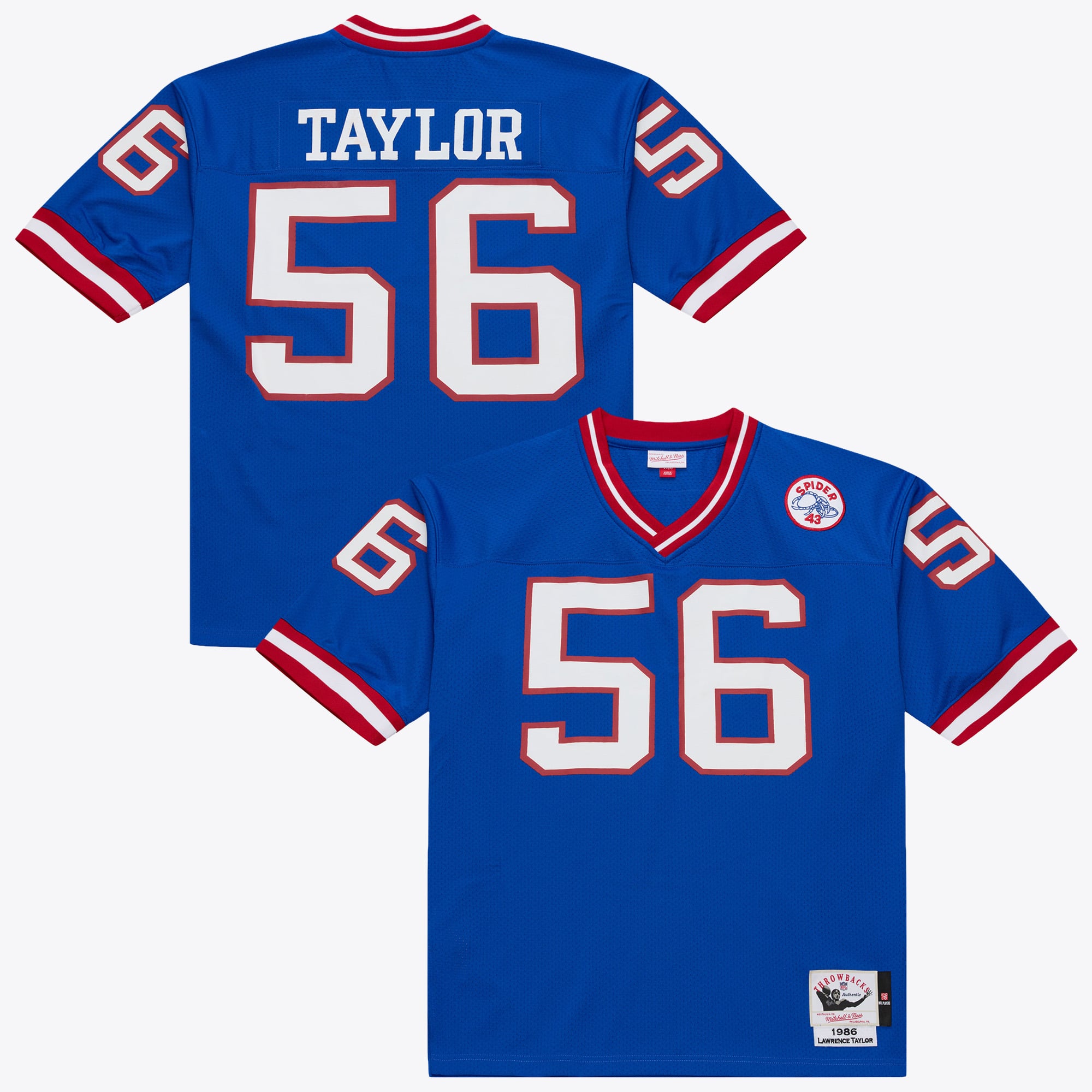 New York Giants Mitchell & Ness Lawrence Taylor 1986 Authentic Jersey - Royal Blue