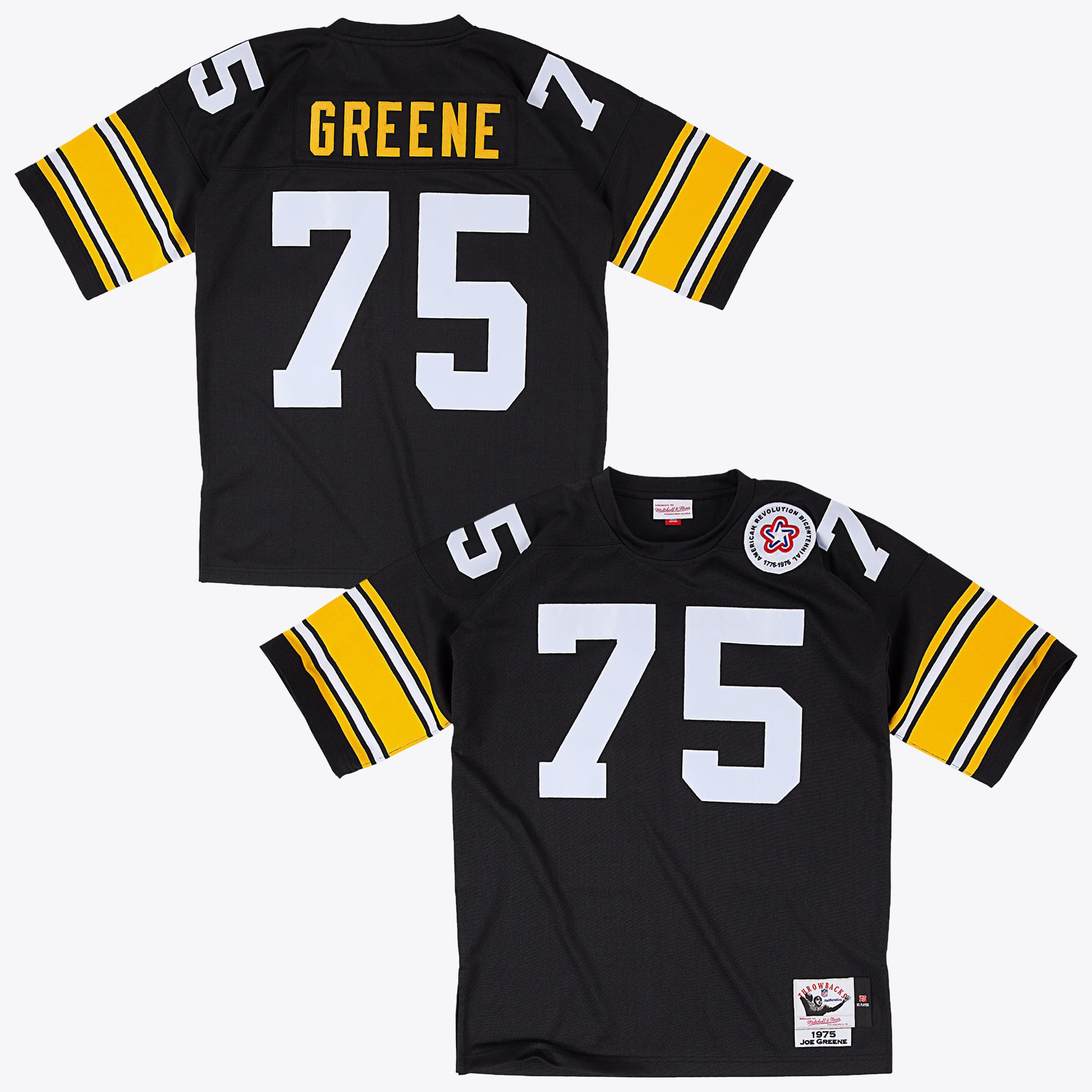 Pittsburgh Steelers Mitchell & Ness Joe Greene 1975 Authentic Jersey - Schwarz