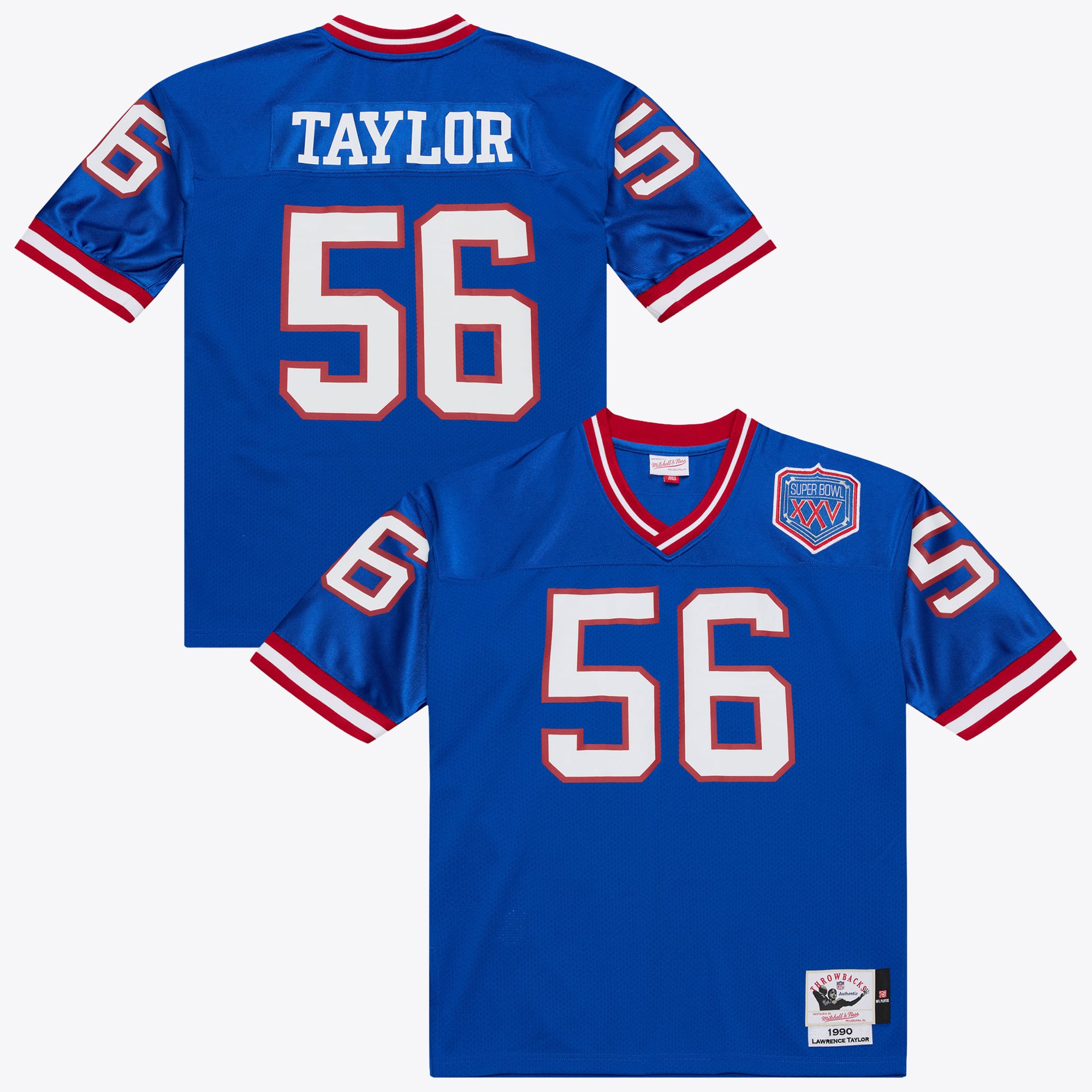 New York Giants Mitchell & Ness Lawrence Taylor 1990 Authentic Jersey - Royal Blue