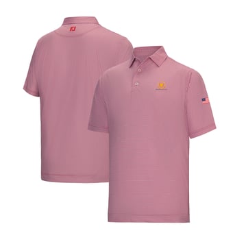Men's FootJoy Red Presidents Cup ProDry Team USA Stellar Print Lisle Polo