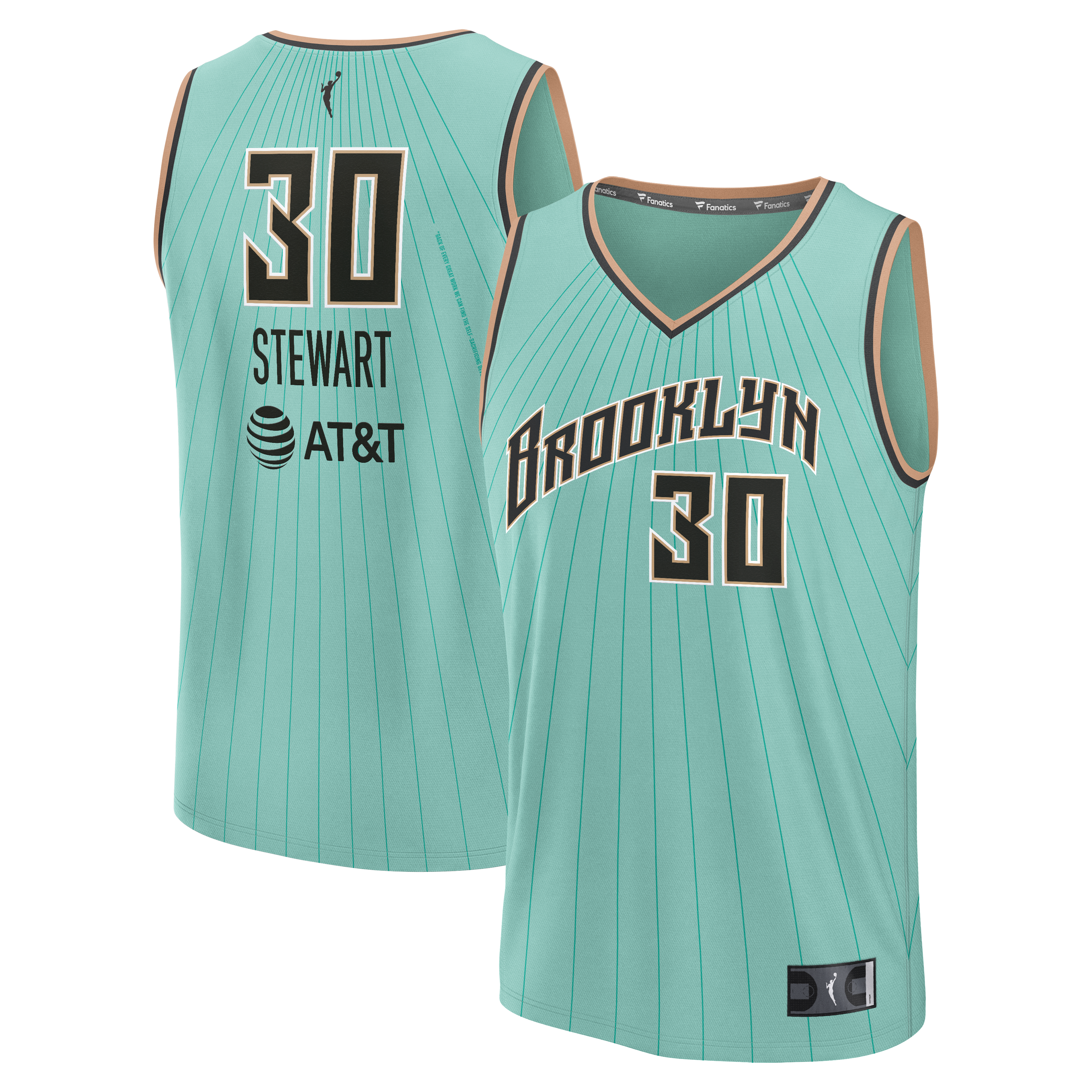 Unisex Fanatics Breanna Stewart Mint New York Liberty Fast Break Replica Jersey – Rebel Edition Unisex Fanatics Breanna Stewart Mint New York Liberty Fast Break Replica Jersey – Rebel Edition