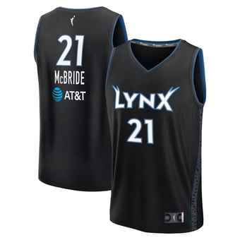 Unisex Fanatics Kayla McBride Black Minnesota Lynx Fast Break Replica Jersey - Rebel Edition