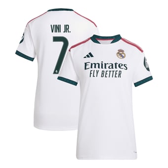 Women's adidas Vini Jr. White Real Madrid 2026/27 Home Replica Jersey