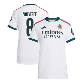 Women's adidas Federico Valverde White Real Madrid 2026/27 Home Replica Jersey