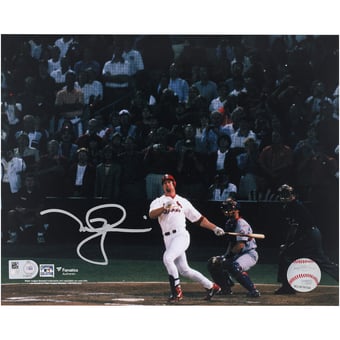 Mark McGwire St. Louis Cardinals Autographed 8" x 10" 1998 Home Run #62 Photograph