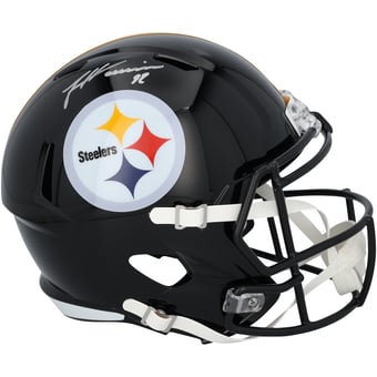 James Harrison Pittsburgh Steelers Autographed Riddell Speed Replica Helmet