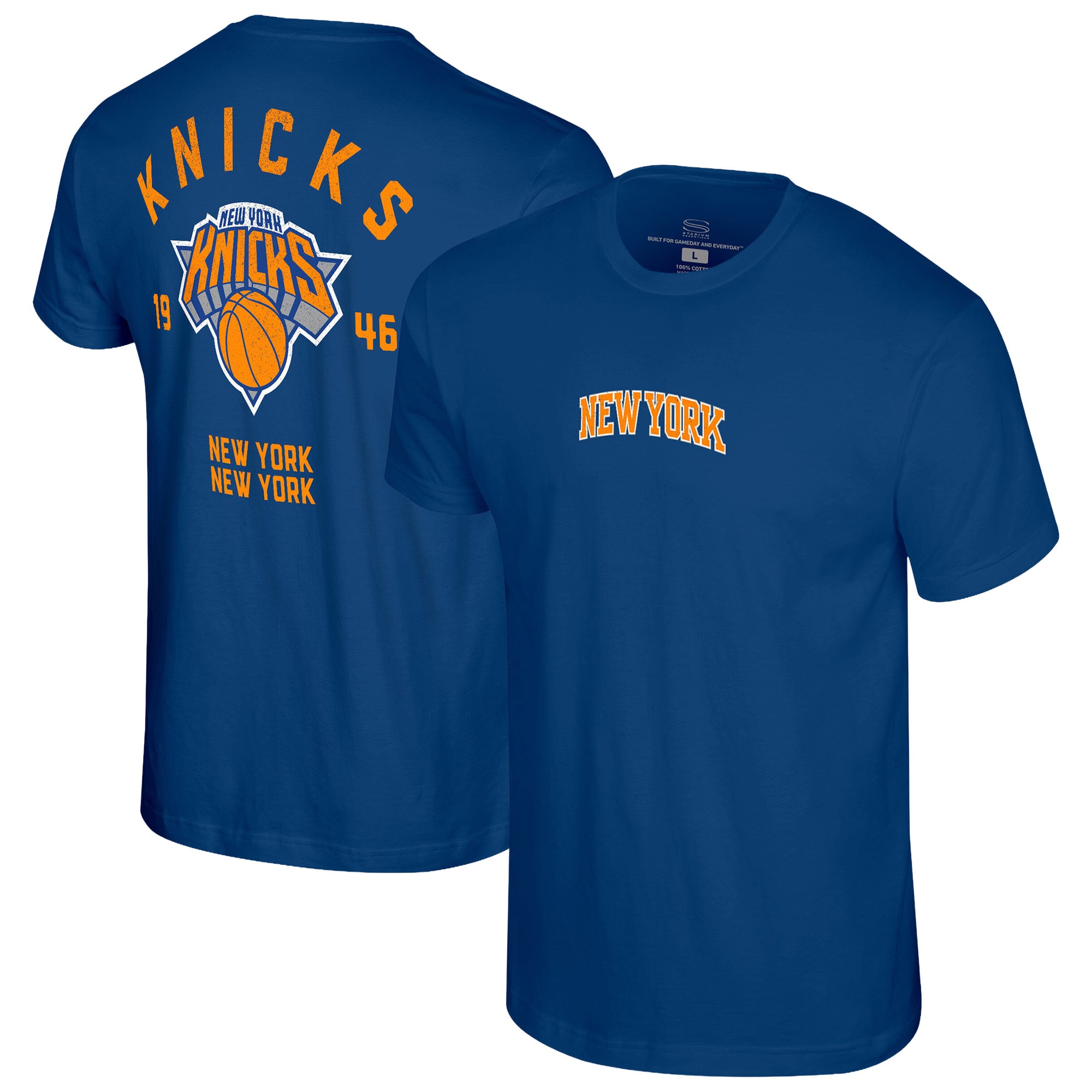 Unisex Stadium Essentials  Blue New York Knicks Get Back Vintage T-Shirt