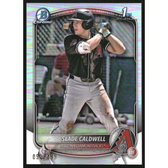 2025 Bowman Chrome Prospects Refractors #BCP21 Slade Caldwell