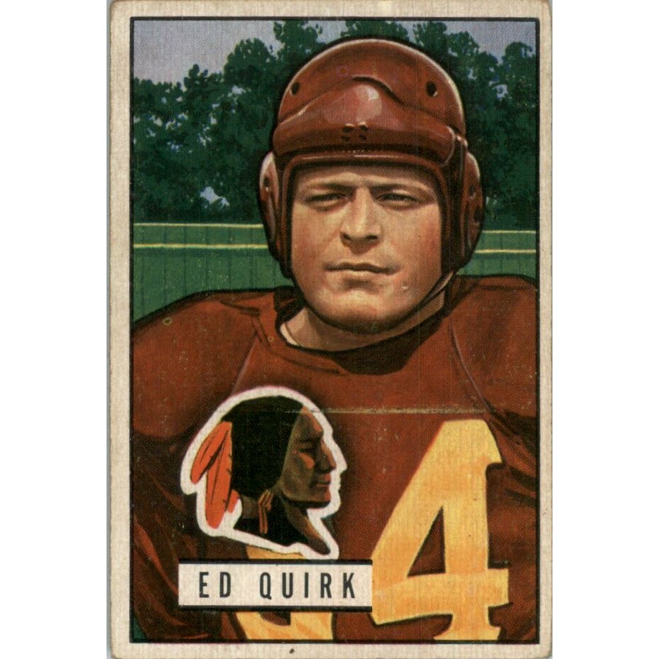 1951 Bowman #107 Ed Quirk RC 1951 Bowman #107 Ed Quirk RC