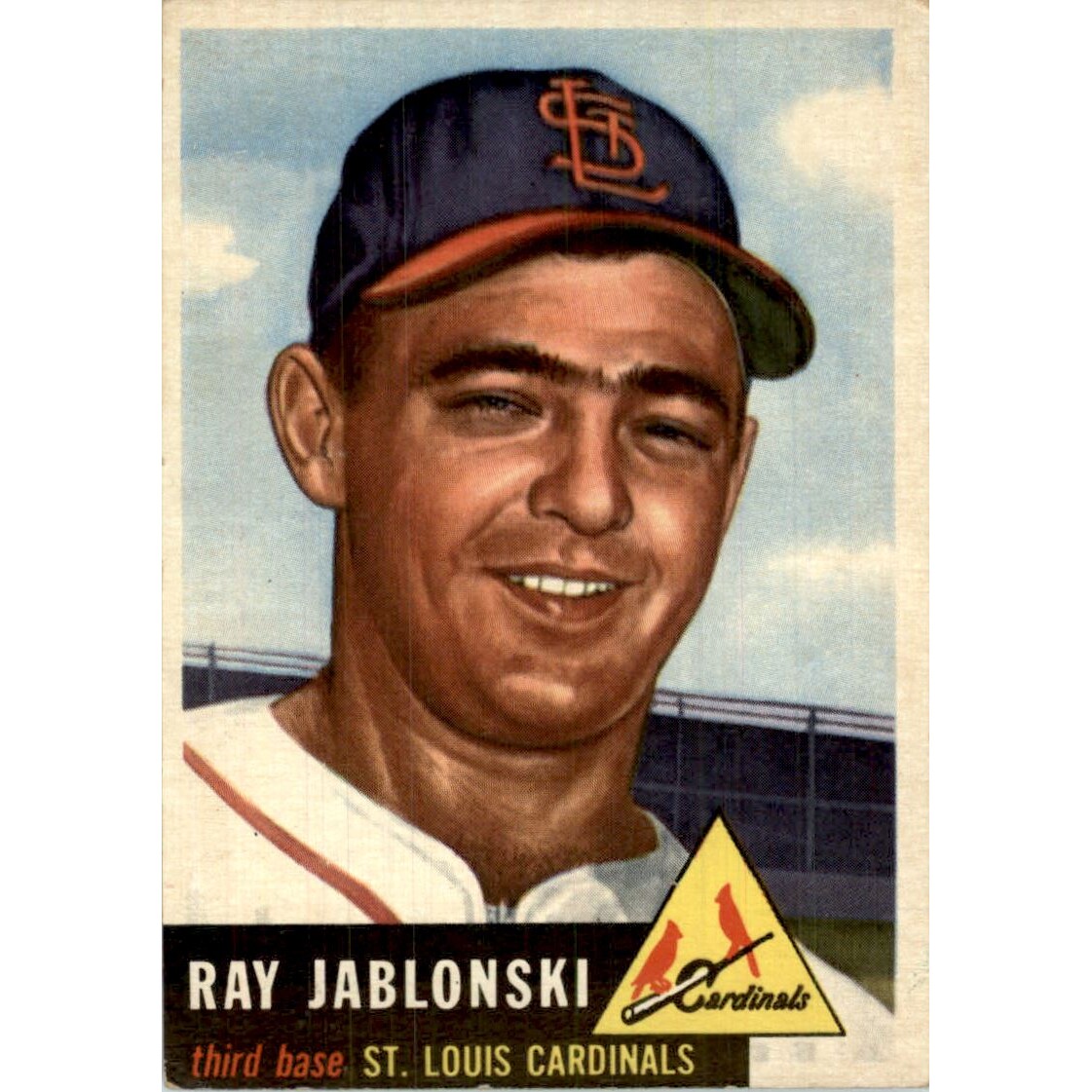 1953 Topps #189 Ray Jablonski RC