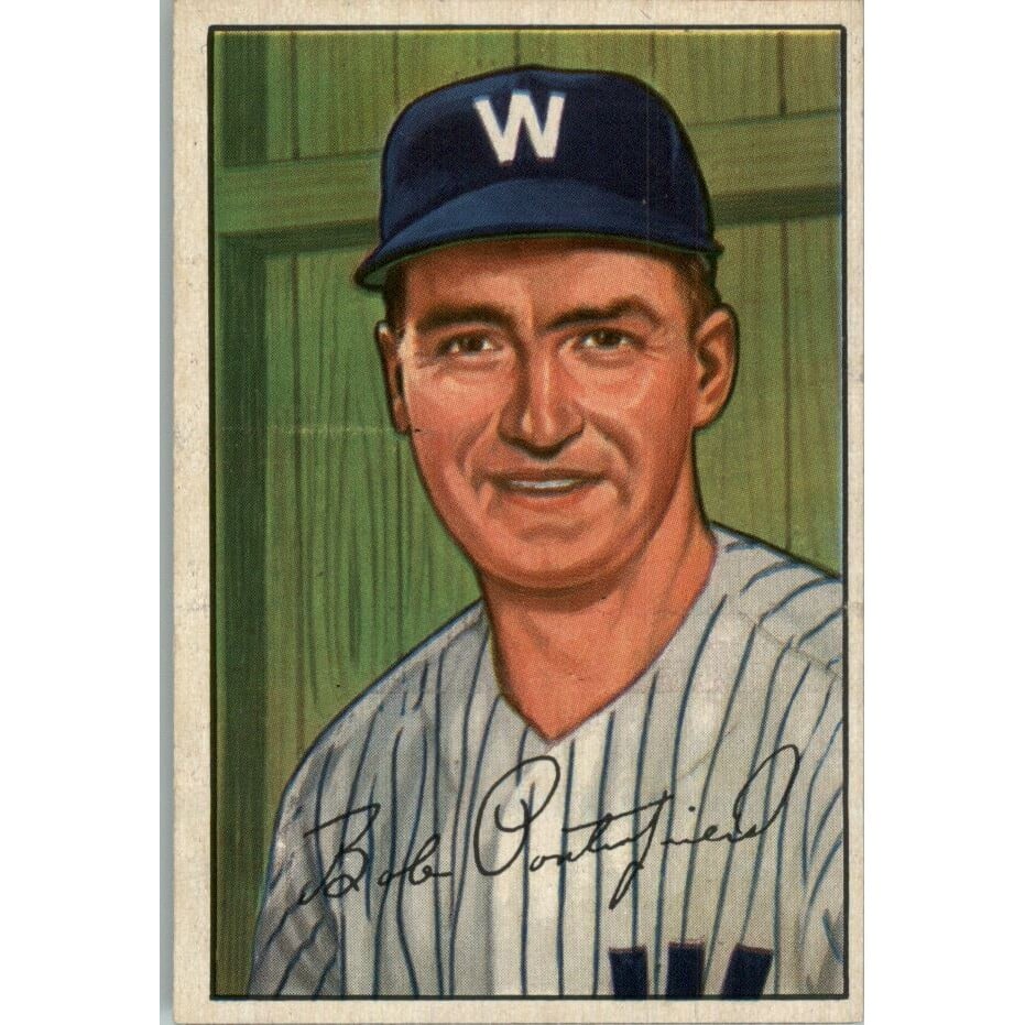 1952 Bowman #194 Bob Porterfield. rookie card picture