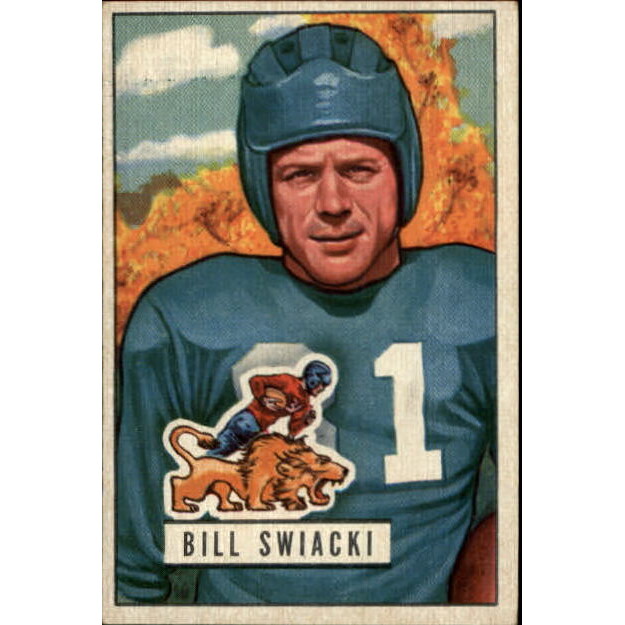1951 Bowman #132 Bill Swiacki