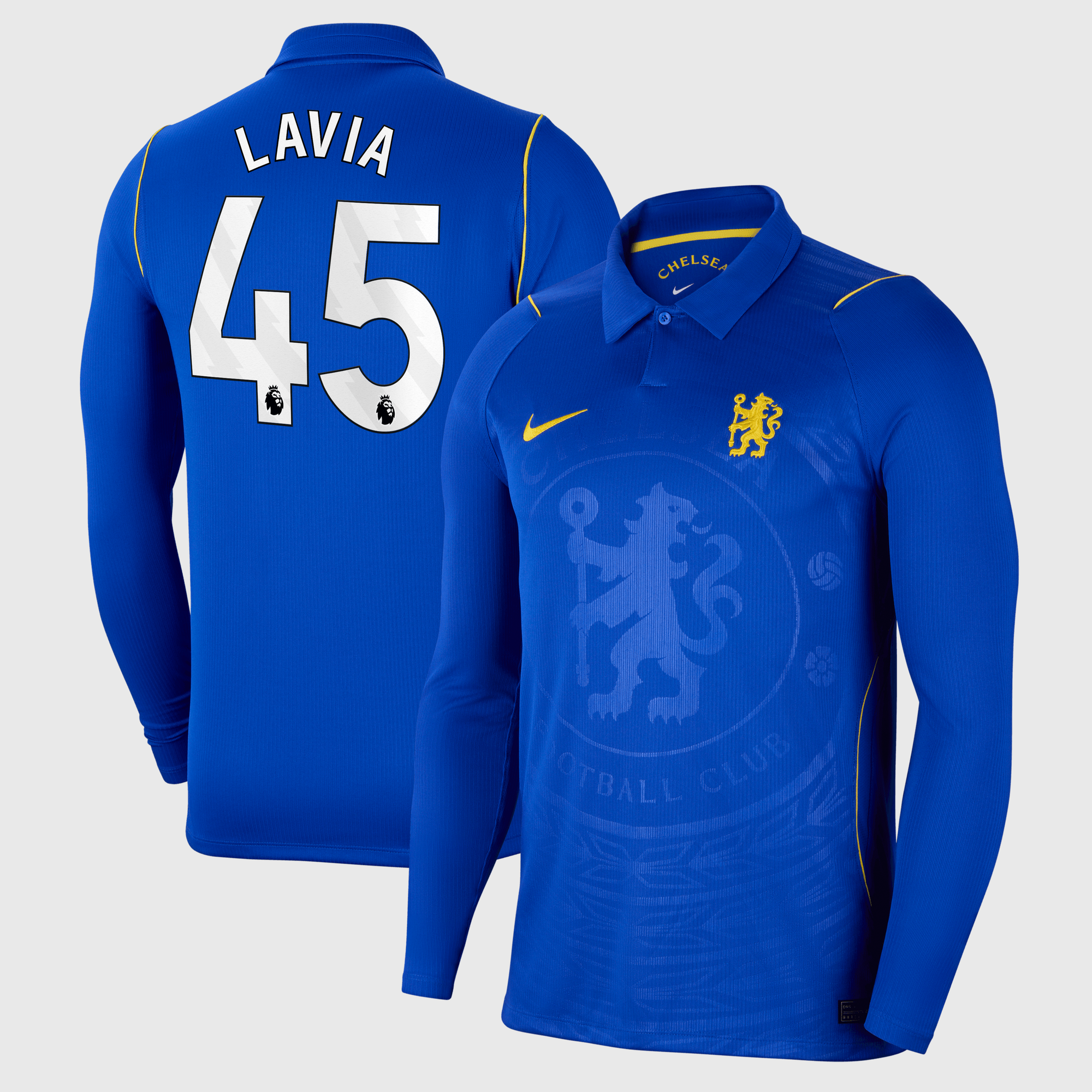 Maillot Nike Domicile Stadium Chelsea 26/27 - Manches longues avec flocage Lavia 45