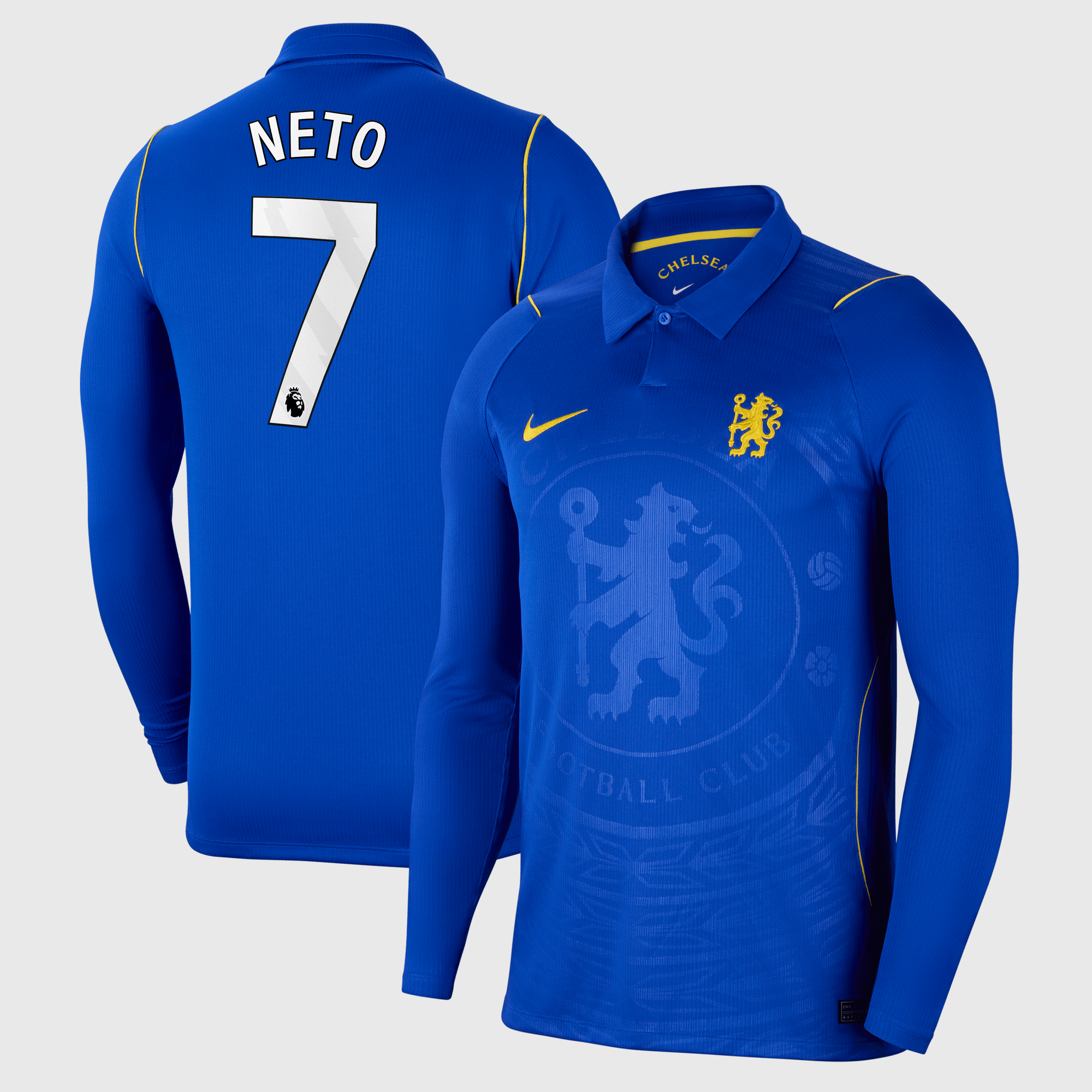 Maillot Nike Domicile Stadium Chelsea 26/27 - Manches longues avec flocage Neto 7