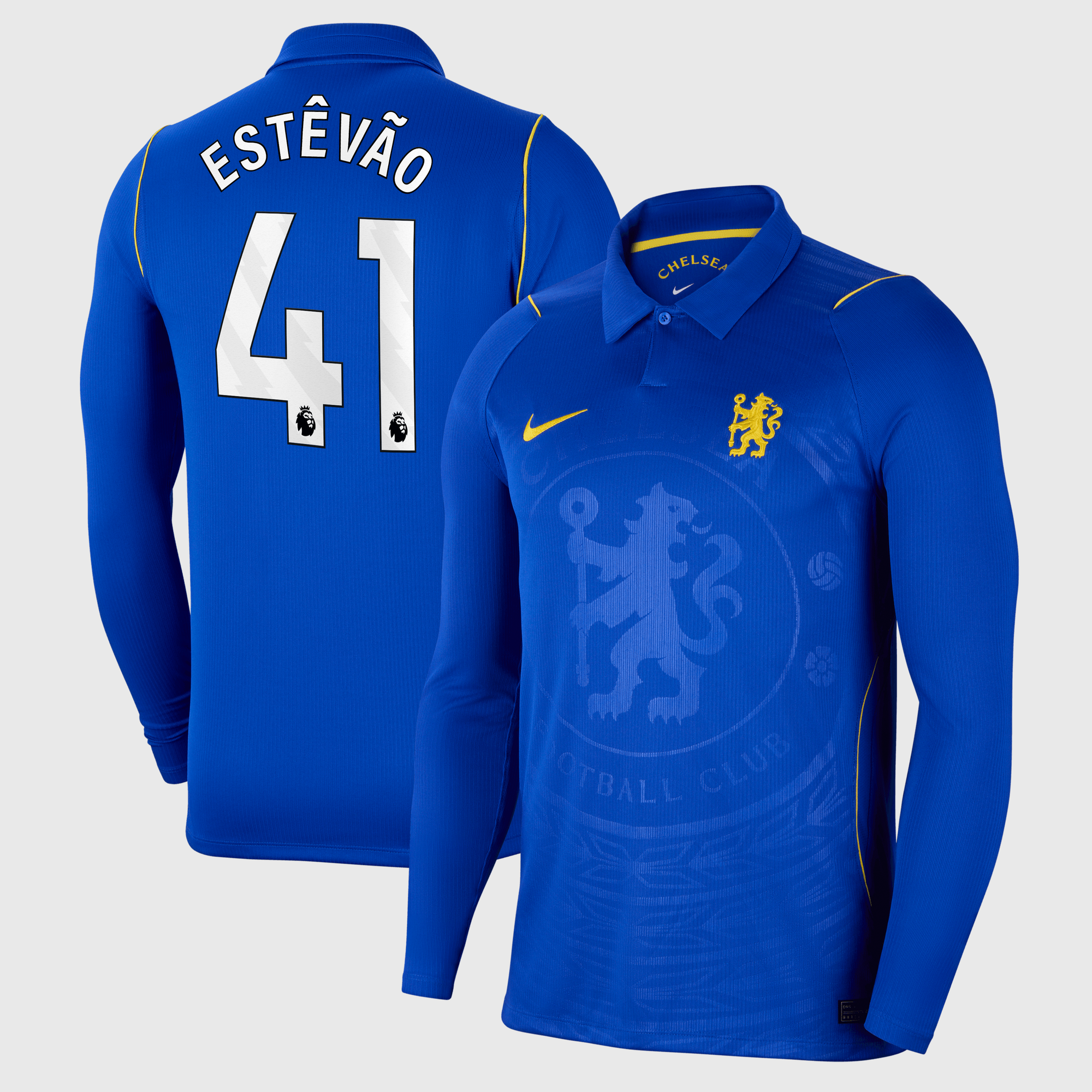 Maillot Nike Domicile Stadium Chelsea 26/27 - Manches longues avec flocage Estêvão 41