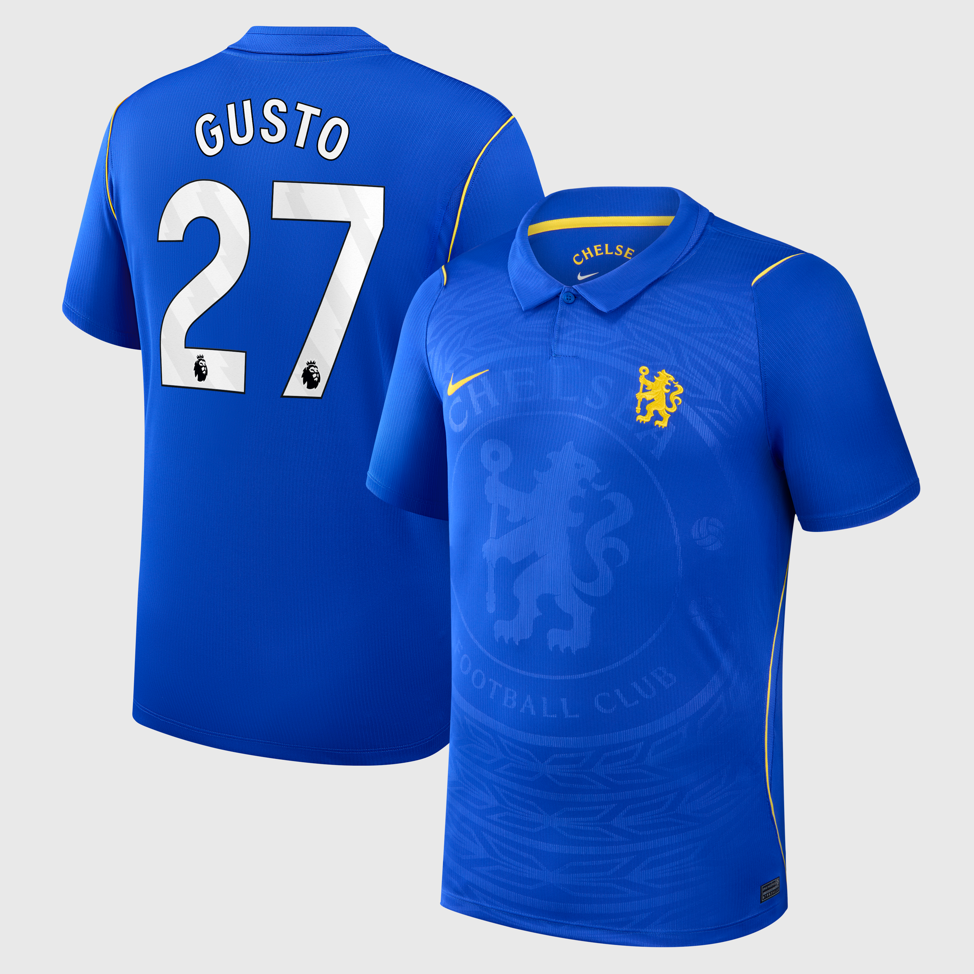 Maillot Nike Domicile Stadium Chelsea 26/27 avec flocage Gusto 27