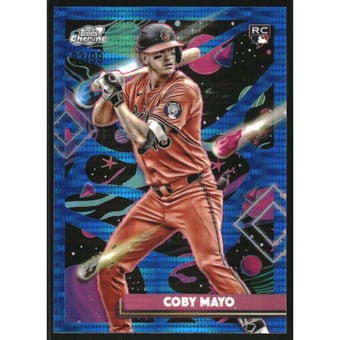 2025 Topps Cosmic Chrome Blue Moon Refractors #154 Coby Mayo