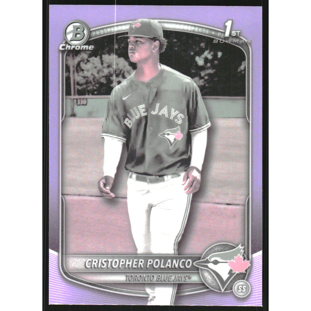 2025 Bowman Chrome Prospects Pearl Refractors #BCP162 Cristopher Polanco