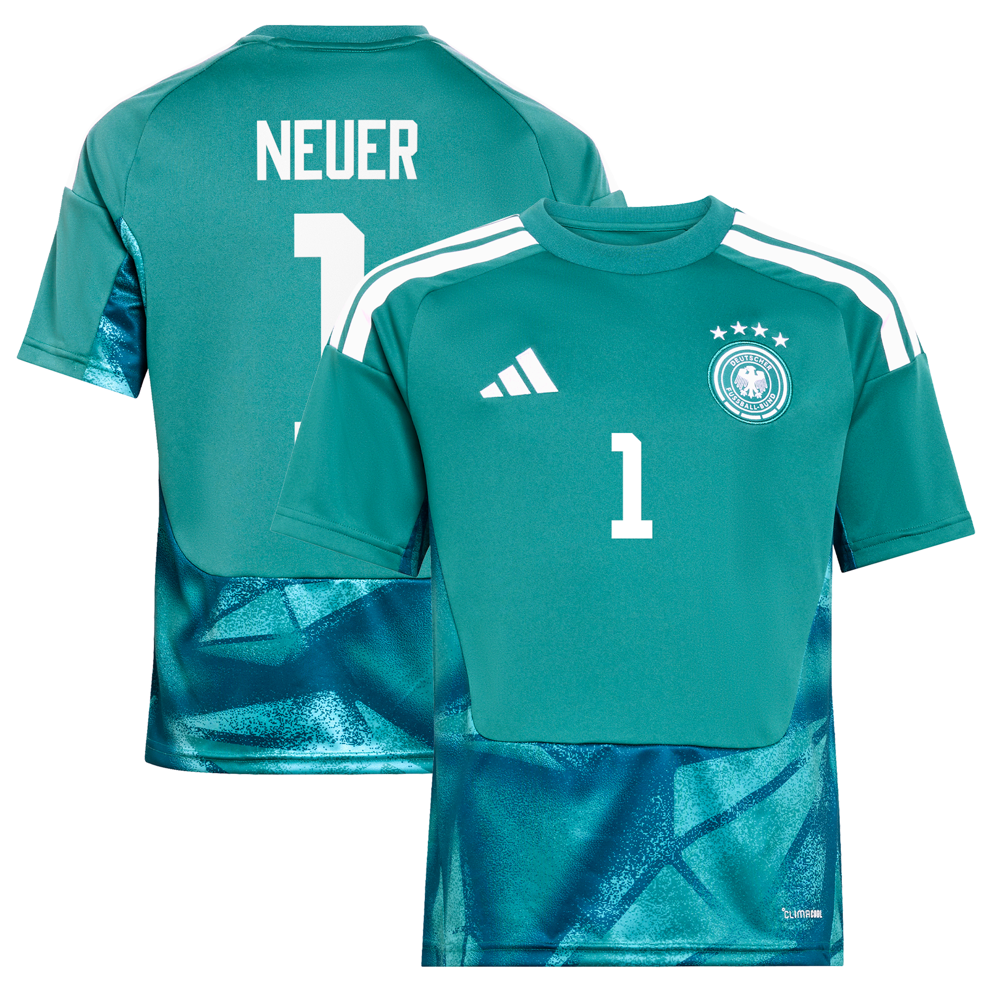 Camiseta de 1ª Equipación de la selección alemana adidas 2026 - Niños con dorsal Neuer 1