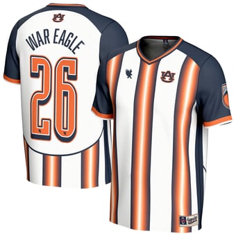 Youth GameDay Greats White Auburn Tigers War Eagle Commemorative Fashion Soccer Jersey