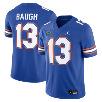 Men's Nike Jadan Baugh Royal Florida Gators Game Football Jersey