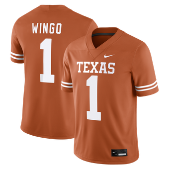 Men's Nike Ryan Wingo Texas Orange Texas Longhorns Game Football Jersey