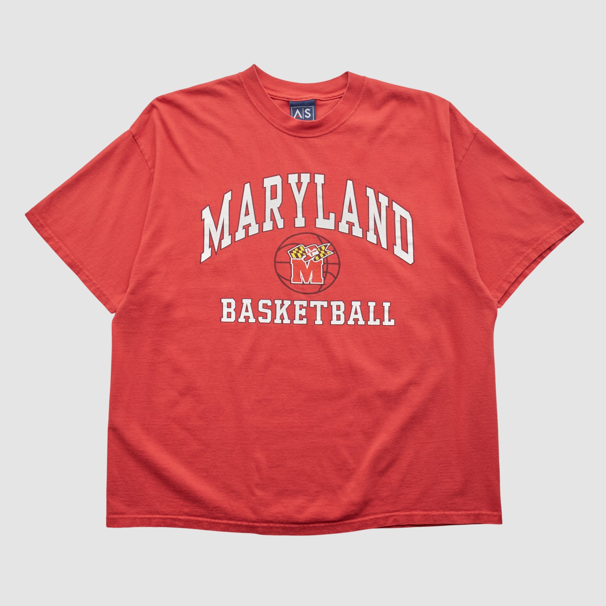 Maryland Terrapins AS Sports 2000s T-shirt - Red - M by Fanatics Real Vintage
