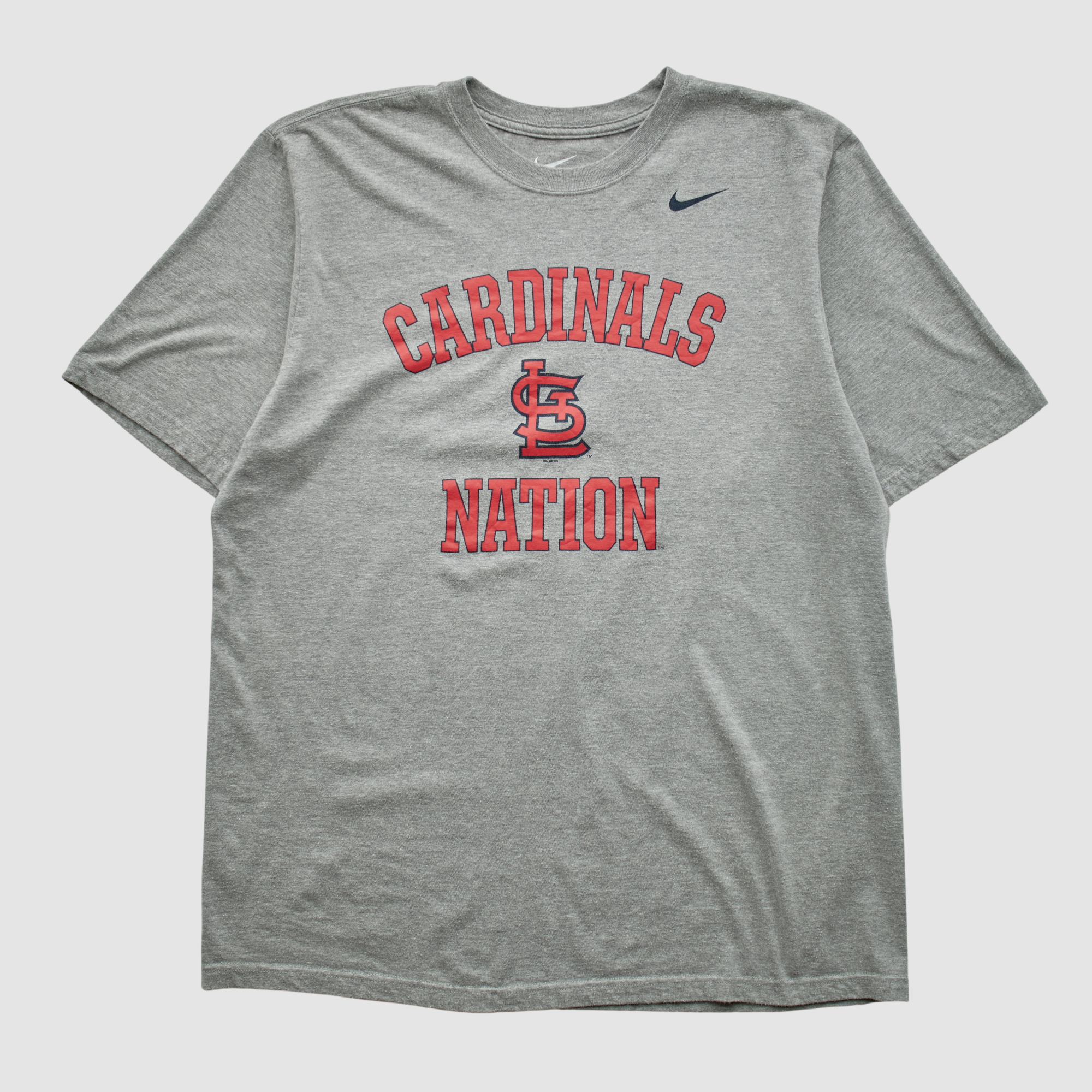 St. Louis Cardinals Nike 2010s T-shirt – Heather Gray – L by Fanatics Real Vintage St. Louis Cardinals Nike 2010s T-shirt – Heather Gray – L by Fanatics Real Vintage