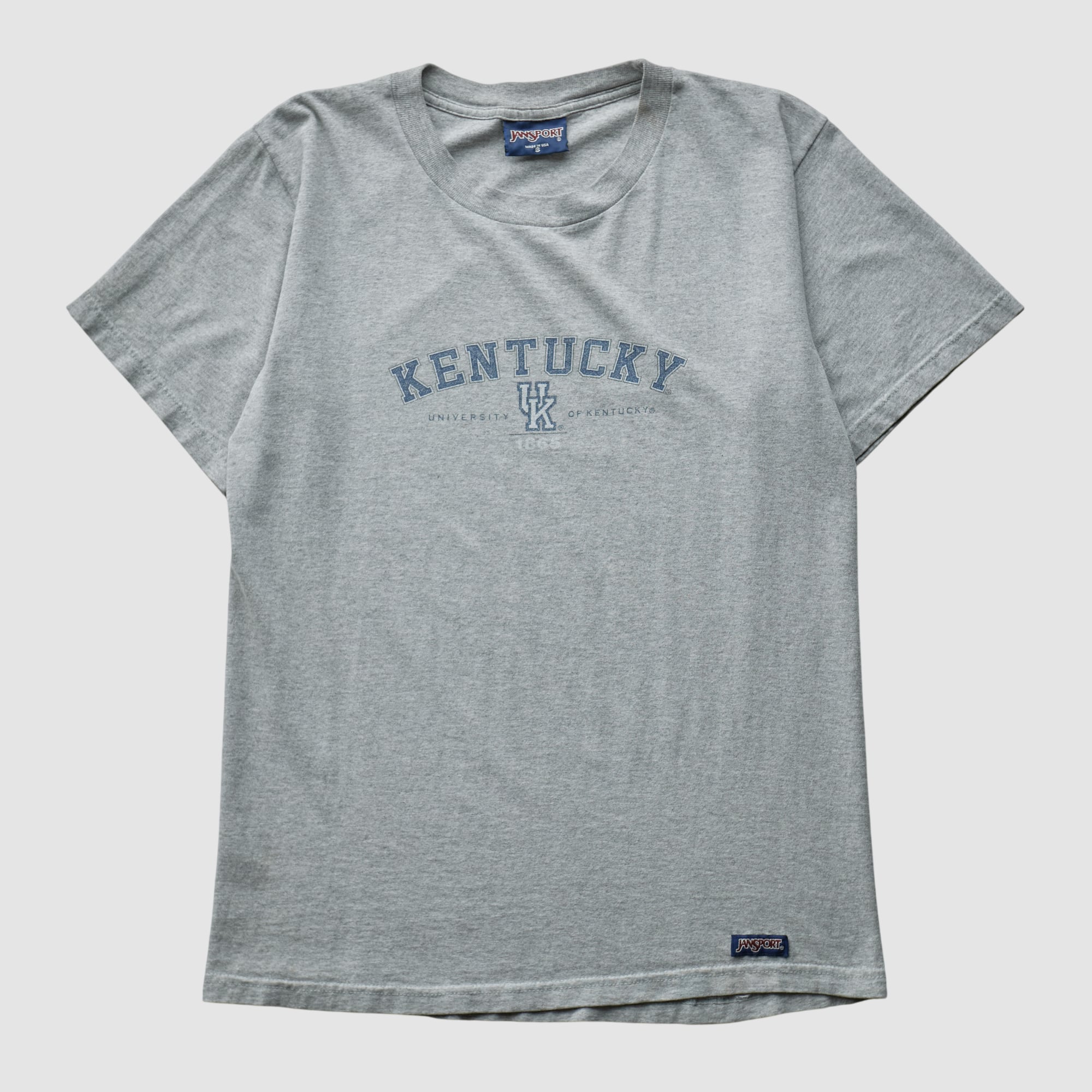 Kentucky Wildcats Jansport 2000s T-shirt - Heather Gray - S by Fanatics Real Vintage