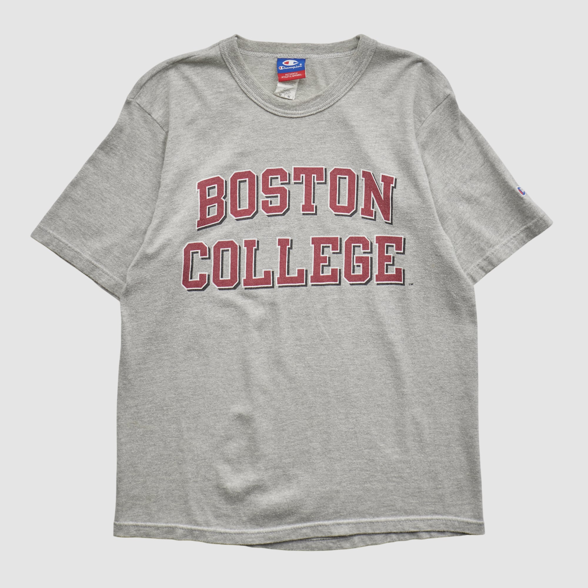Boston College Eagles Champion 2000s T-shirt - Heather Gray - S by Fanatics Real Vintage