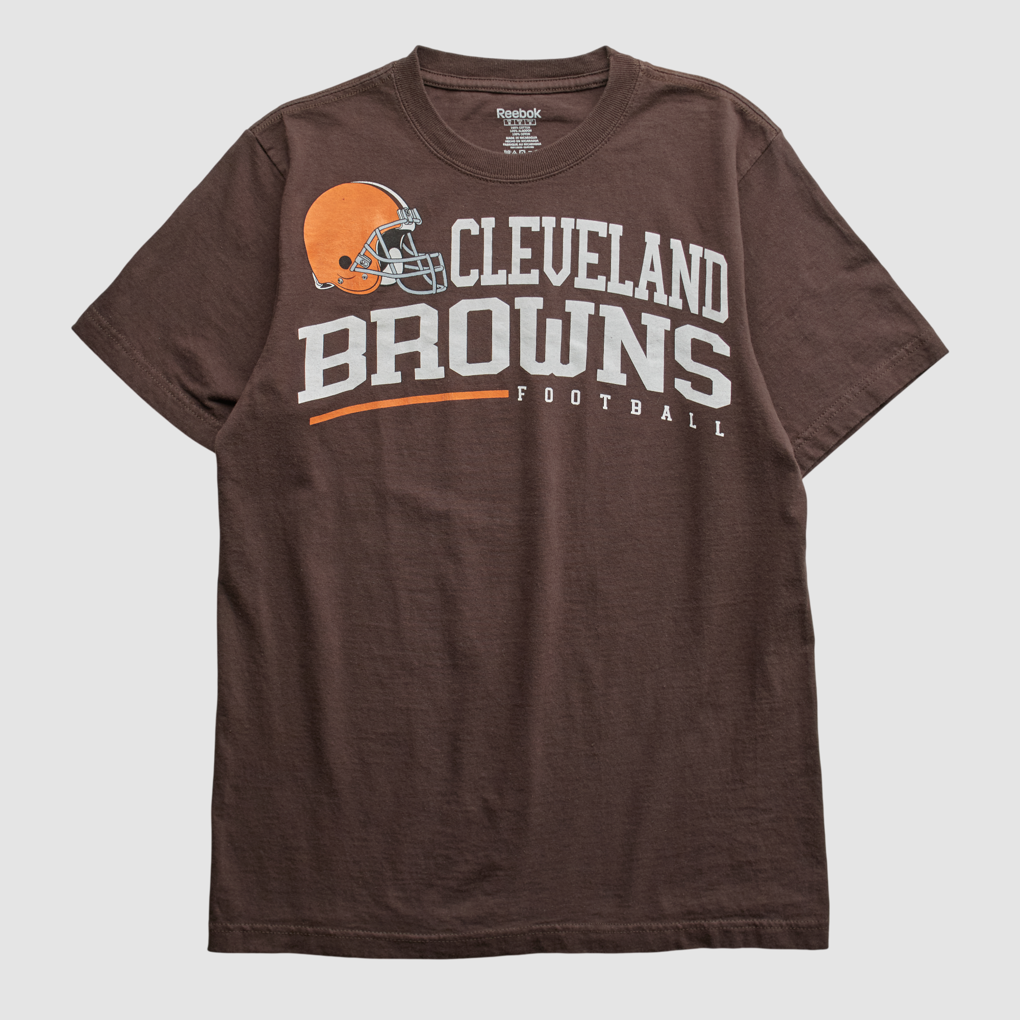 Cleveland Browns Reebok 2010s T-shirt - Brown - S by Fanatics Real Vintage