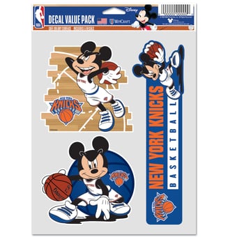 WinCraft New York Knicks Three-Piece Fan Decal Set
