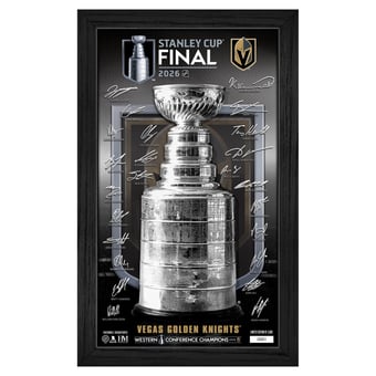Highland Mint Vegas Golden Knights 2026 NHL Western Conference Champions 12" x 20" Framed Signature Photo