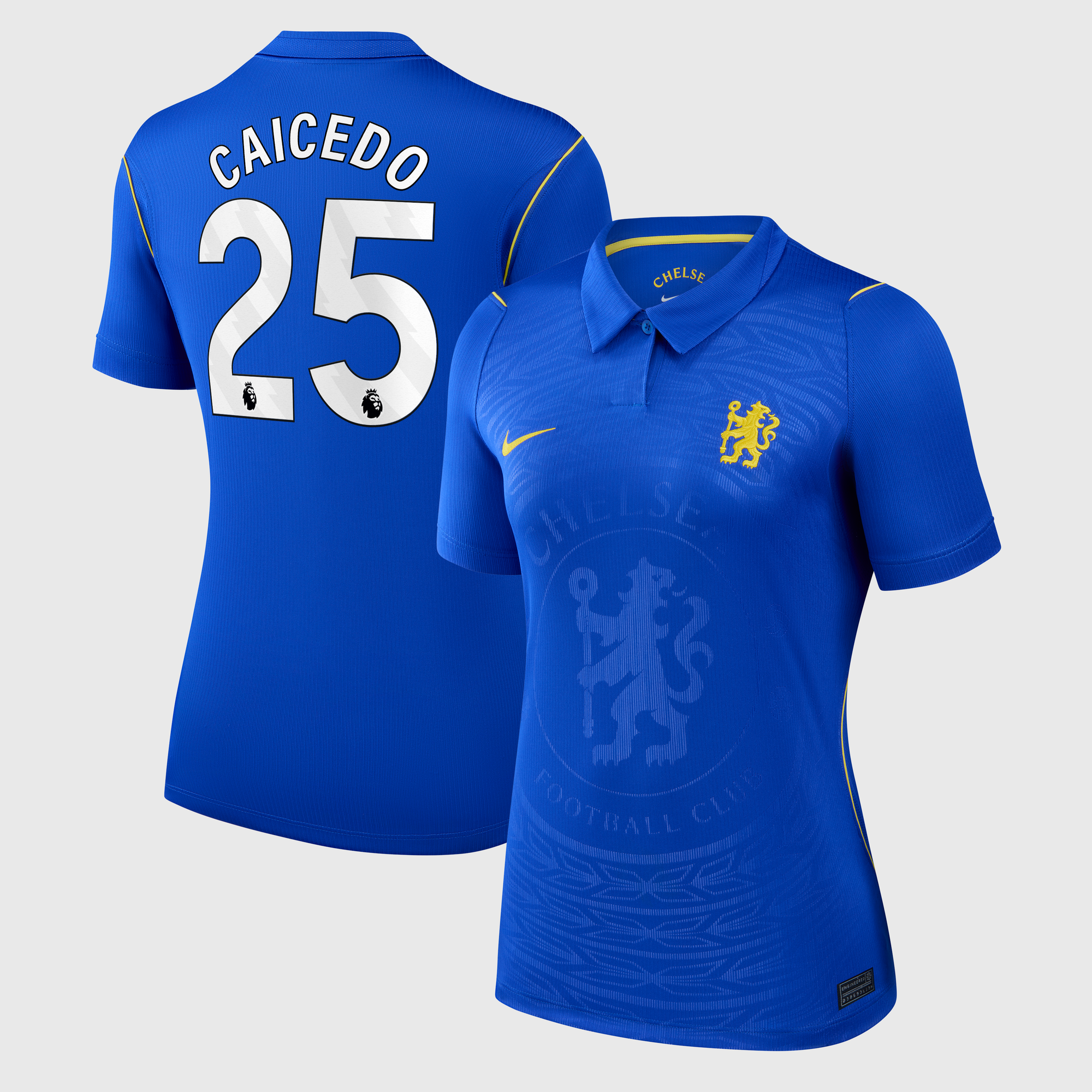 Maillot Nike Domicile Stadium Chelsea 26/27 - Femme avec flocage Caicedo 25