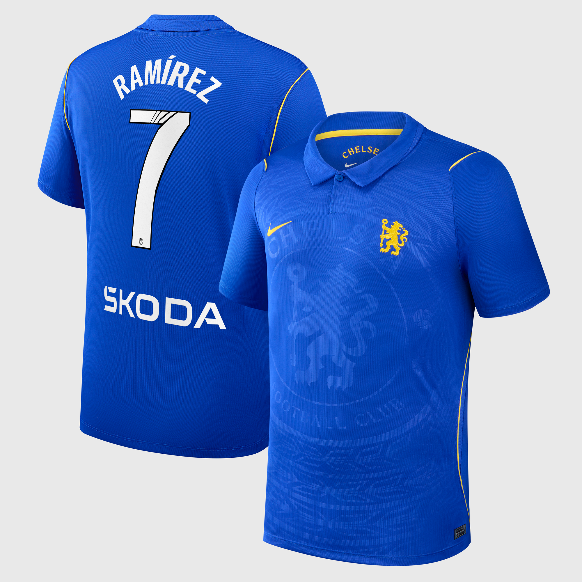 Maillot Nike Domicile Stadium Chelsea WSL 26/27 avec flocage Ramírez 7