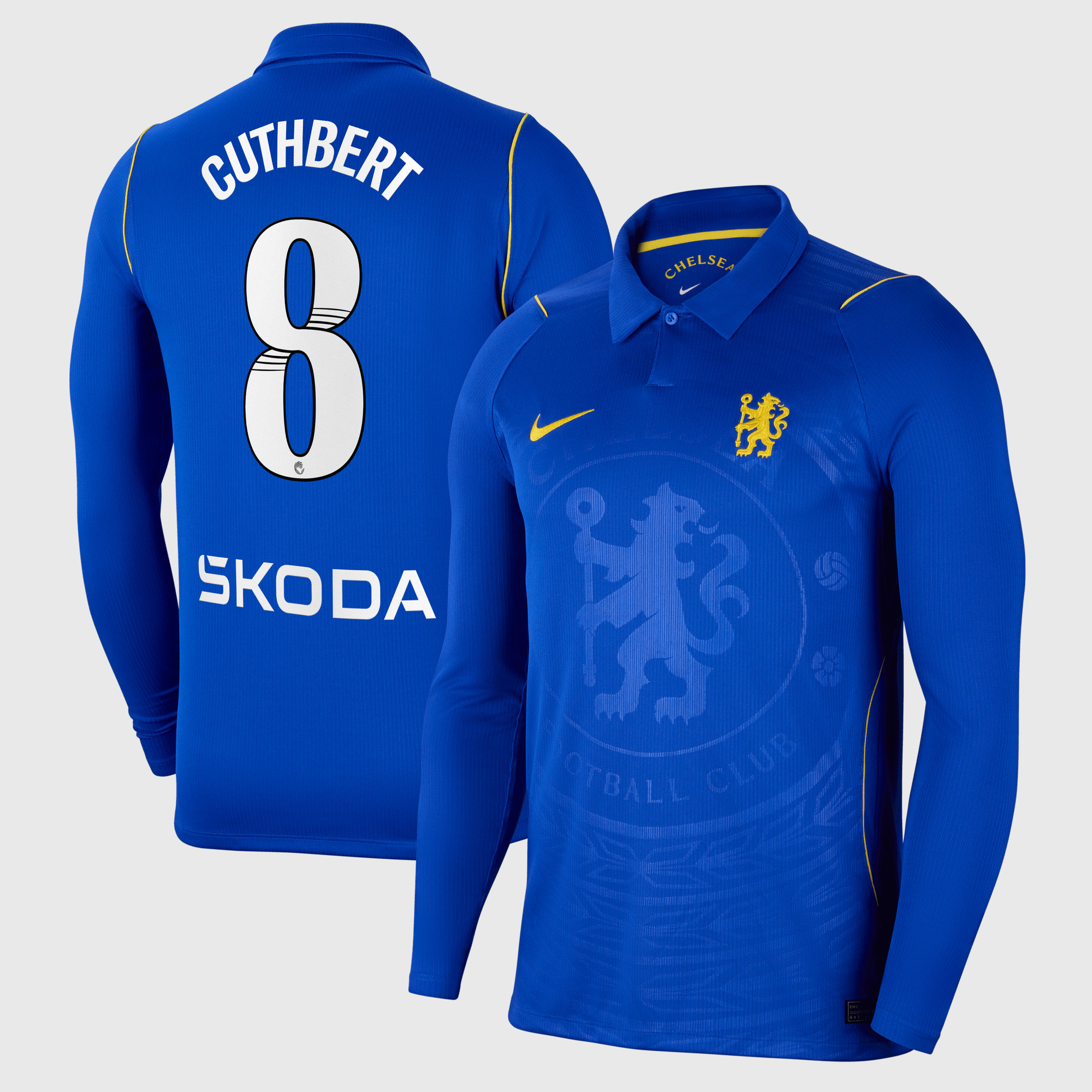 Maillot Nike Domicile Stadium Chelsea WSL 26/27 - Manches longues avec flocage Cuthbert 8