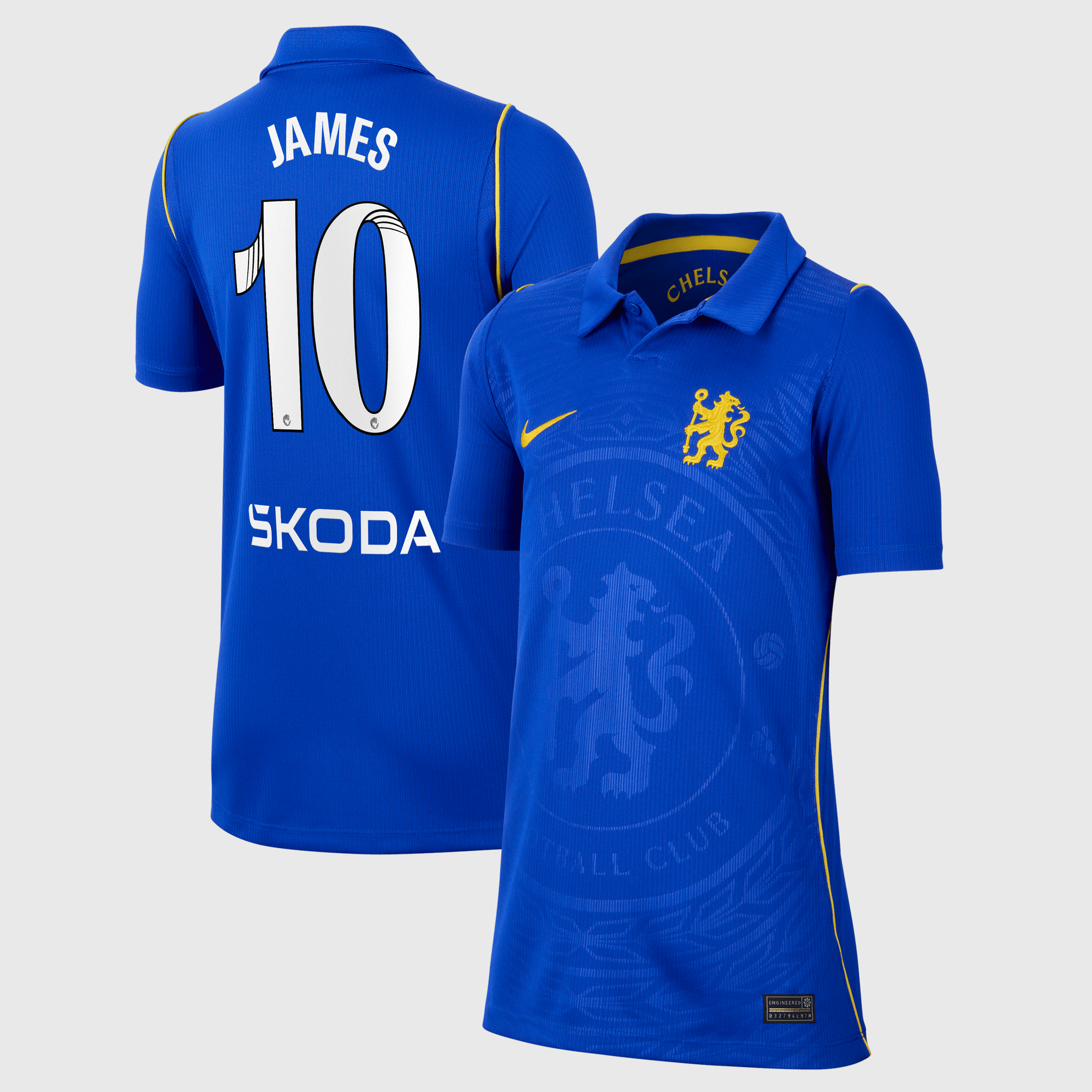 Maillot Nike Domicile Stadium Chelsea WSL 26/27 - Enfant avec flocage James 10