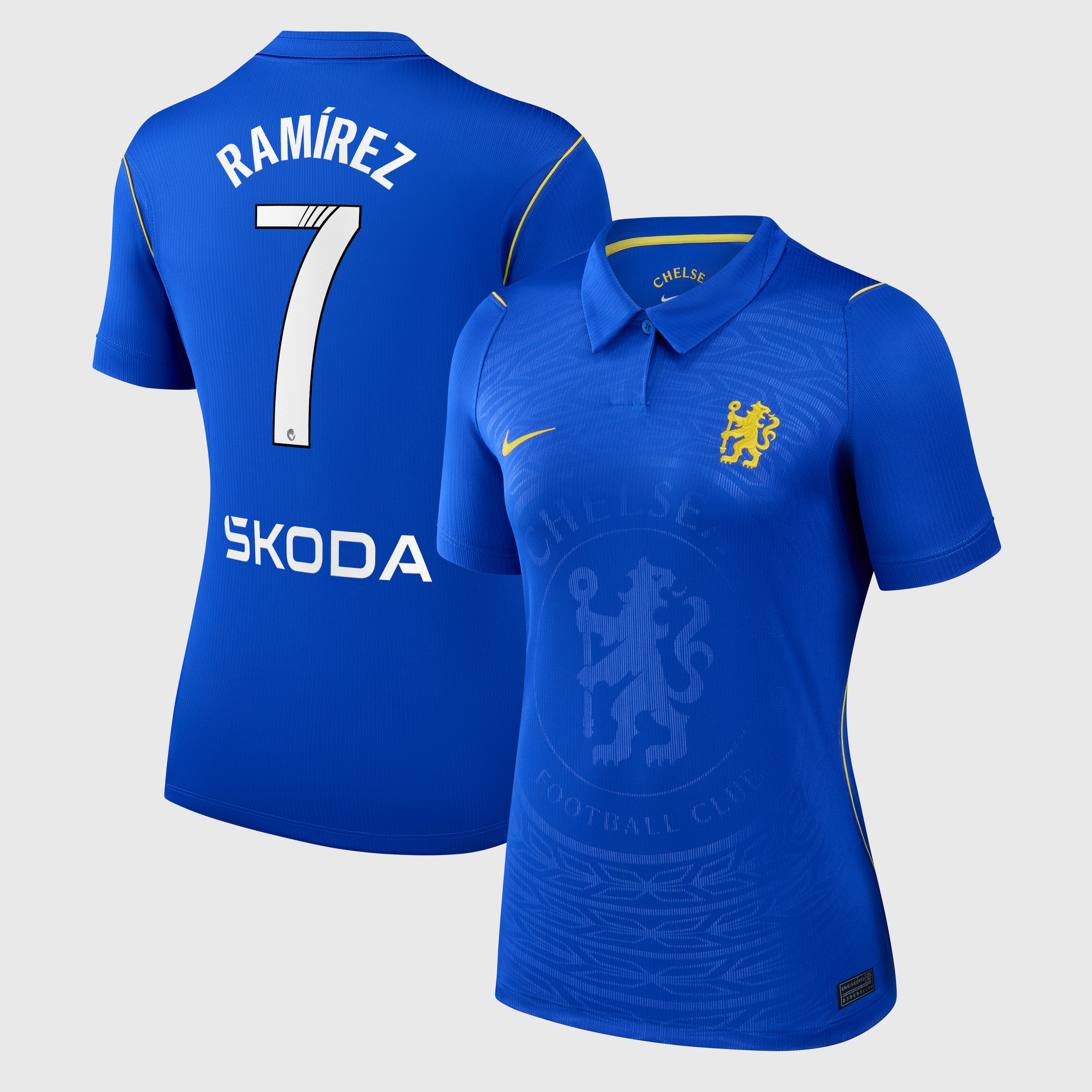 Maillot Nike Domicile Stadium Chelsea WSL 26/27 - Femme avec flocage Ramírez 7