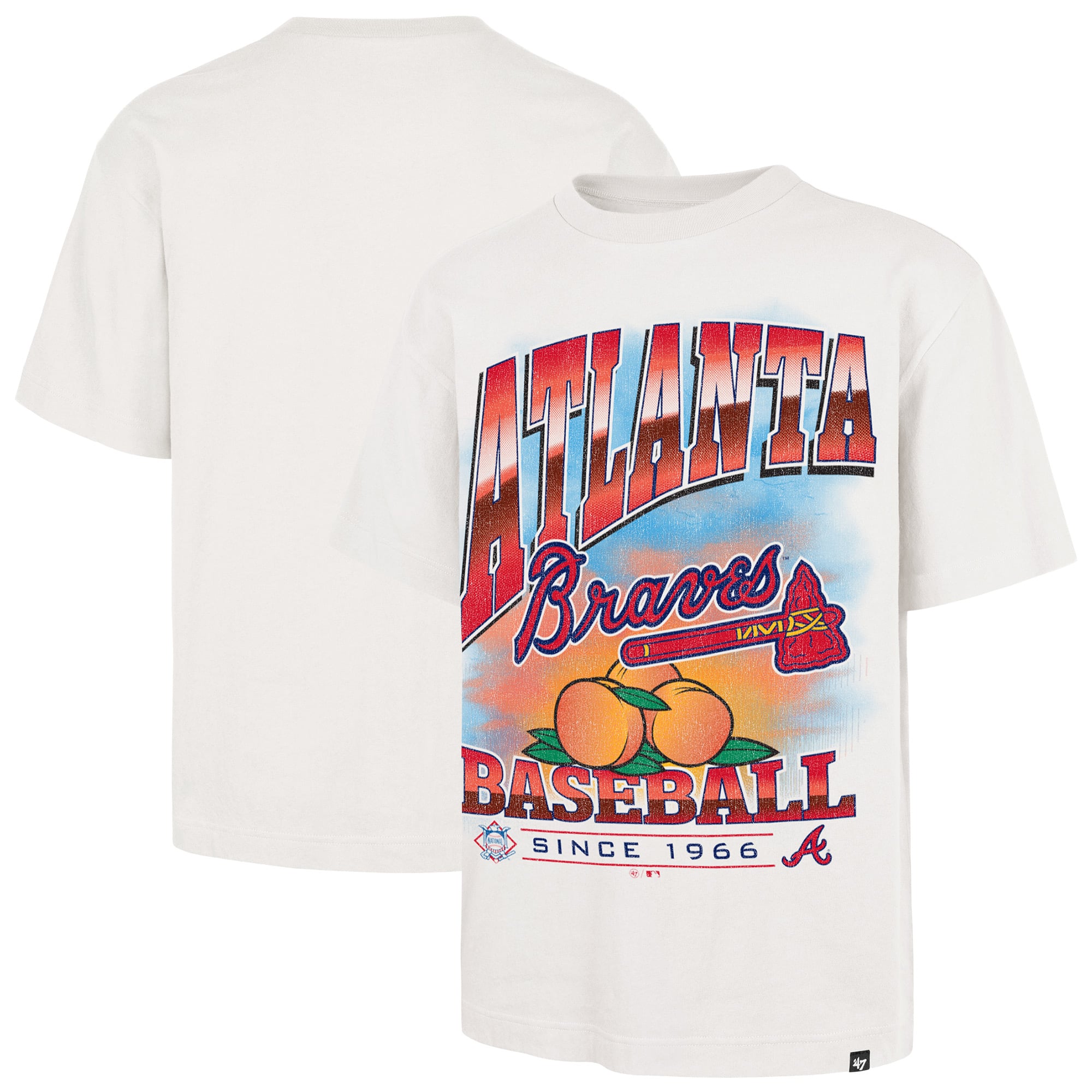 Men's '47 White Atlanta Braves Regional Upland Foundation T-Shirt