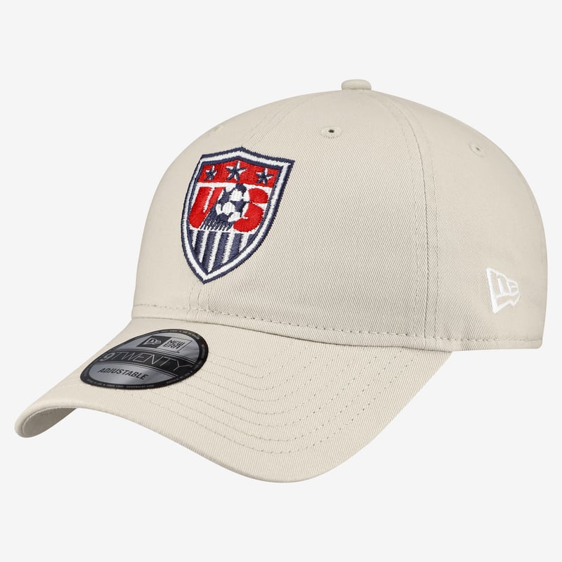 Men's New Era Tan USMNT 1995 9TWENTY Adjustable Hat