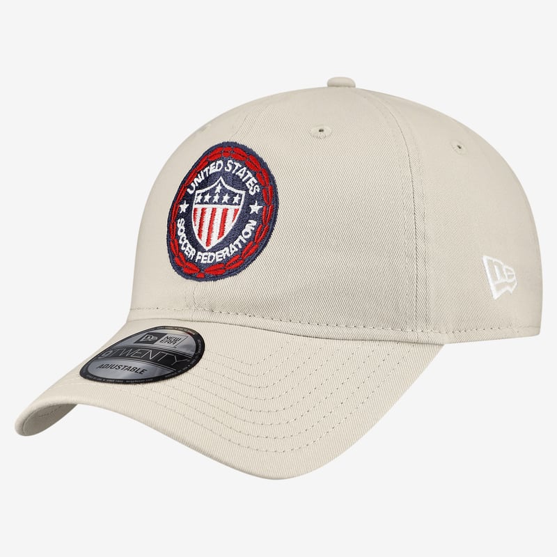 Men's New Era Tan USMNT 1986 9TWENTY Adjustable Hat