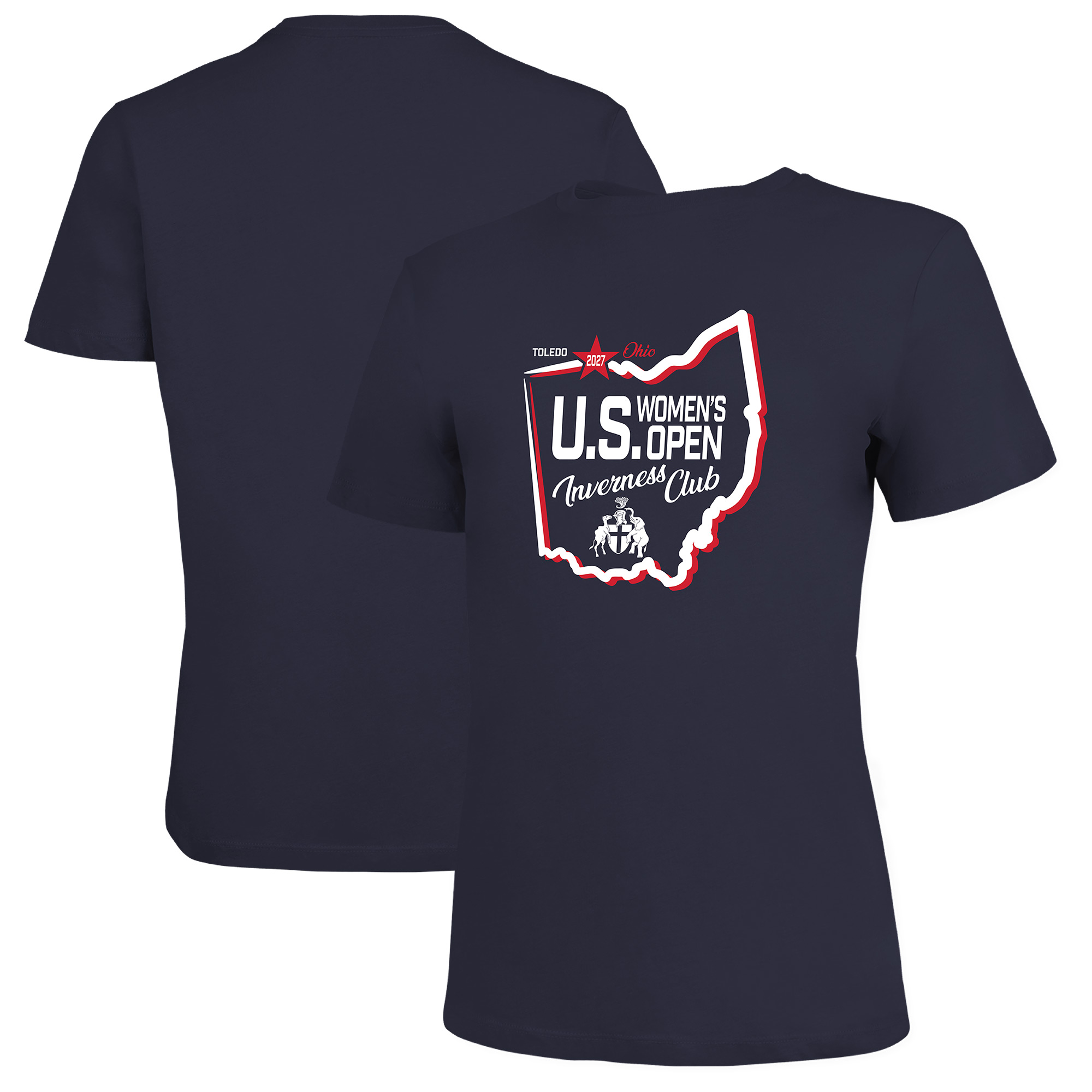 Women’s 2027 U.S. Women’s Open Ahead Navy Zelda T-Shirt Women’s 2027 U.S. Women’s Open Ahead Navy Zelda T-Shirt